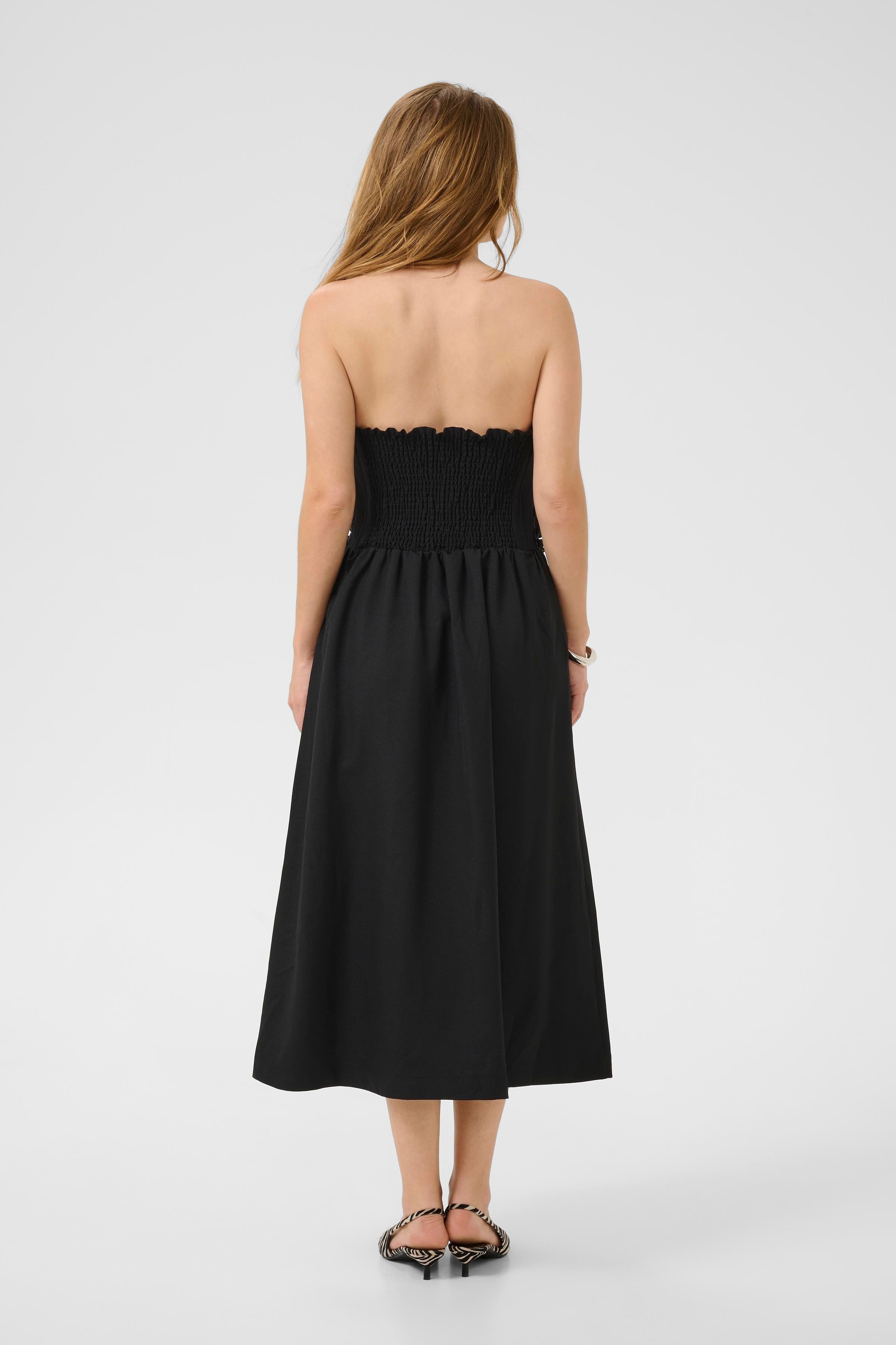 Cebrine Corset Dress in Black