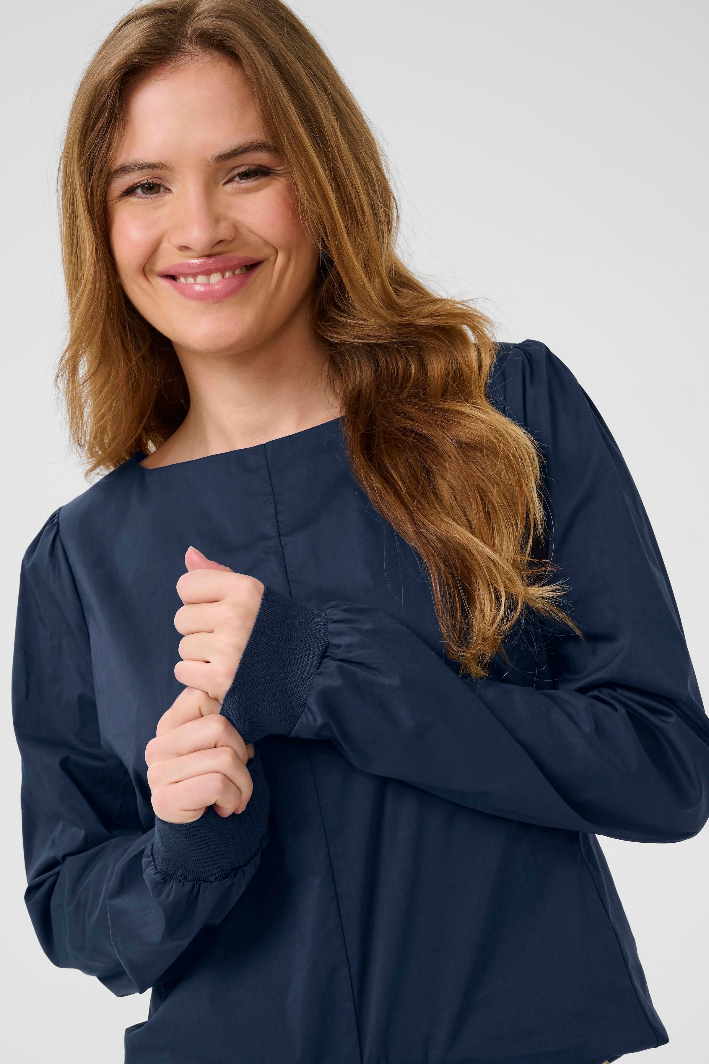 Toyam Antionette Blouse in Blue Iris
