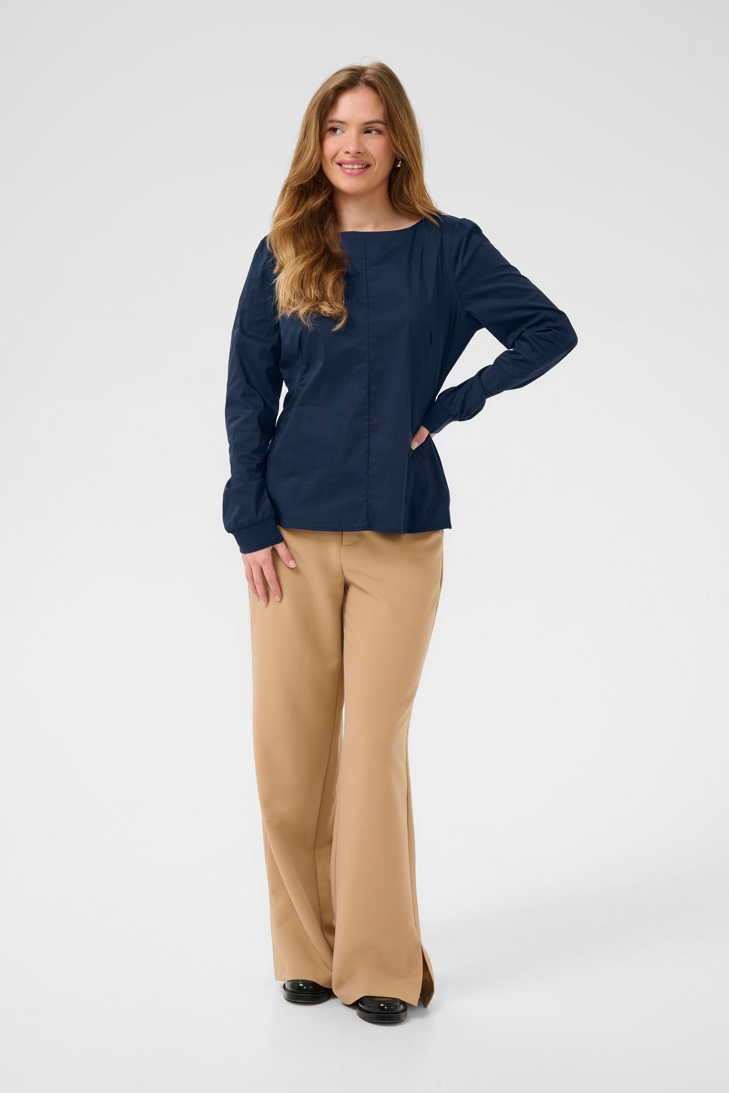 Toyam Antionette Blouse in Blue Iris