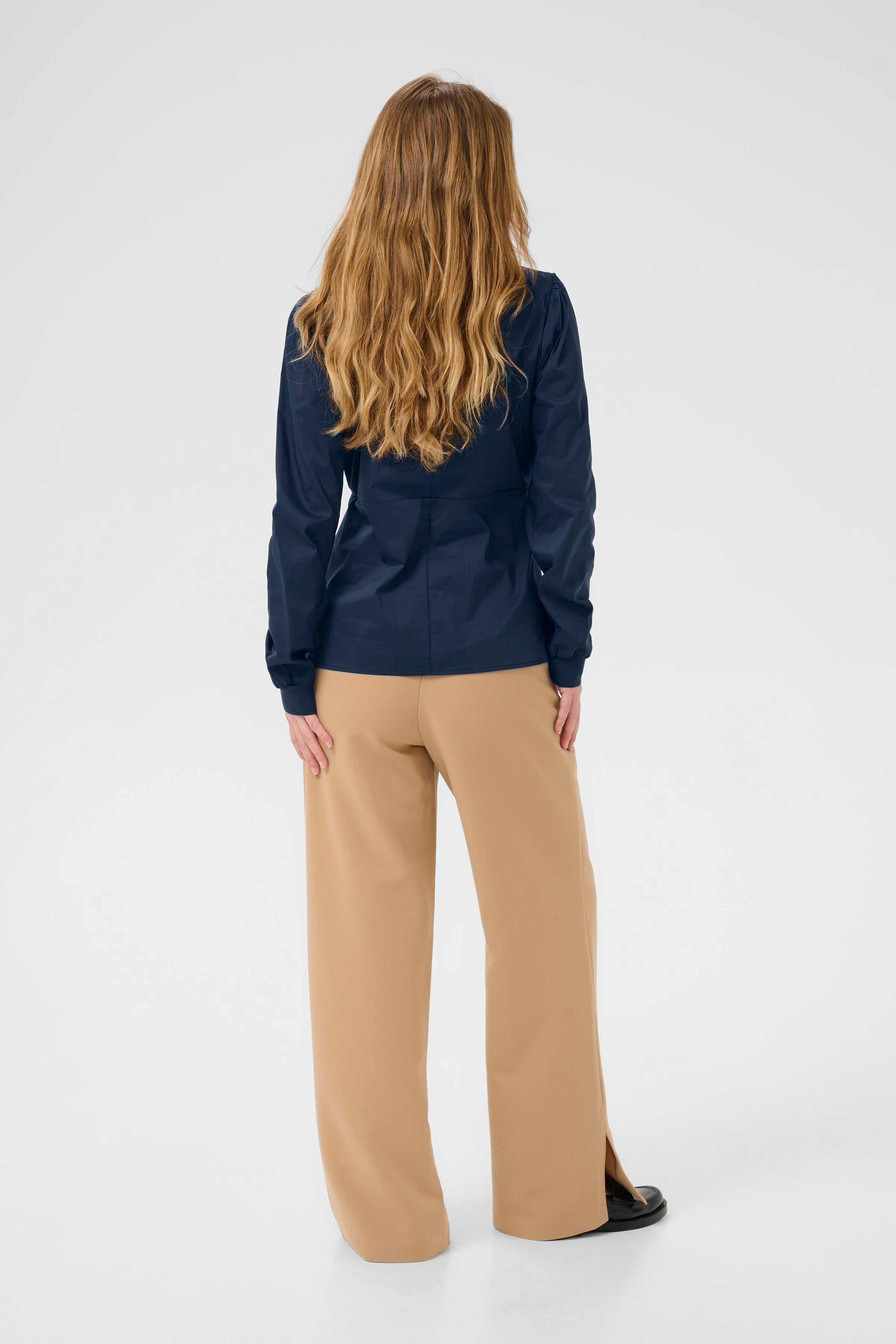Toyam Antionette Blouse in Blue Iris