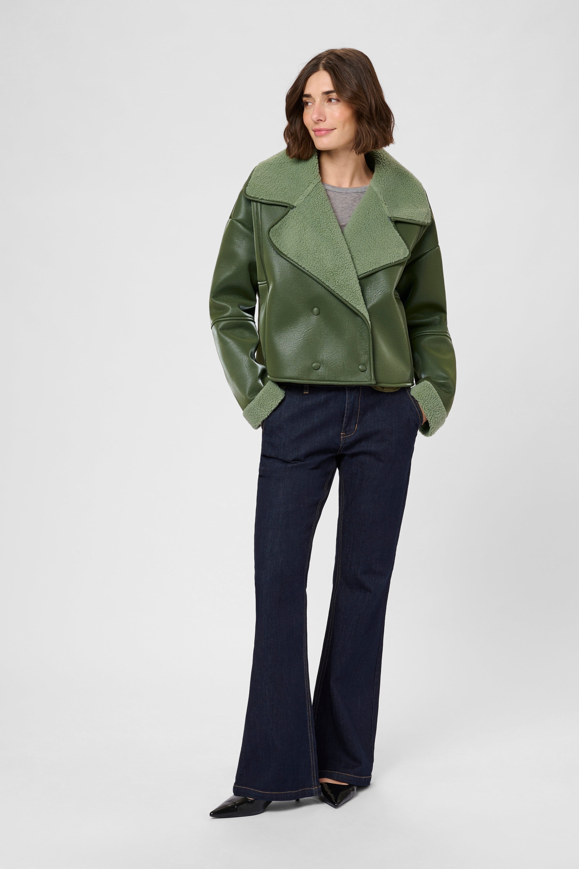 Lenny Jacket in Rifle Green
