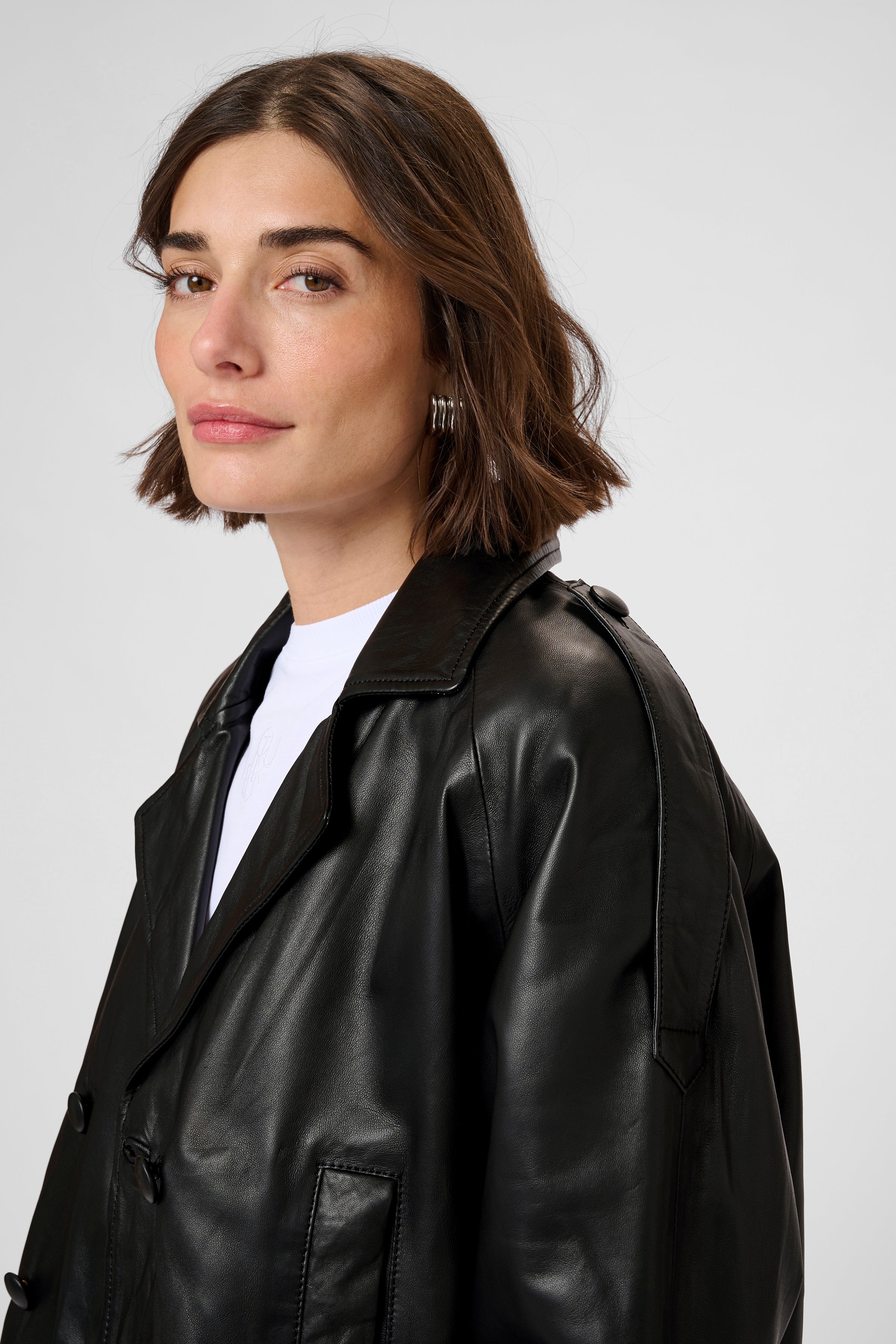 Lima Canja Leather Jacket in Black