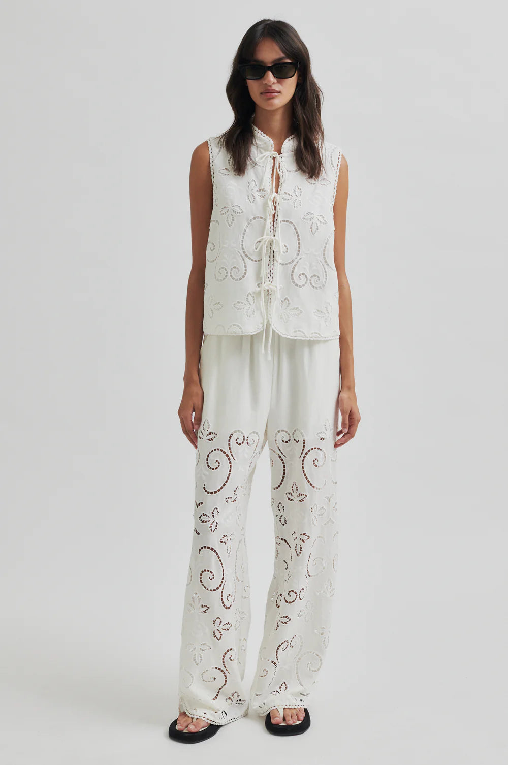 Vilma Trousers in White