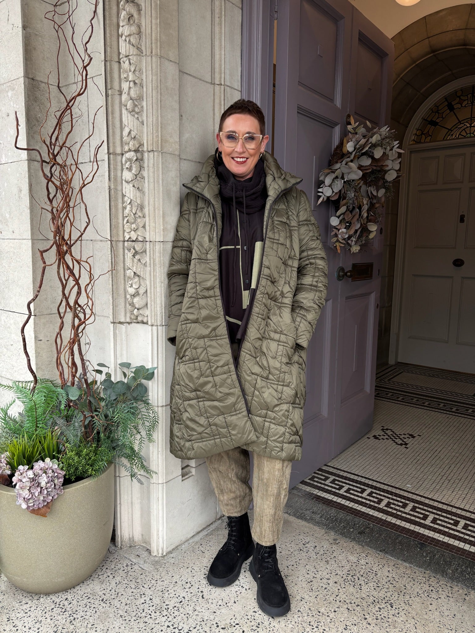 Leonore Coat in Green