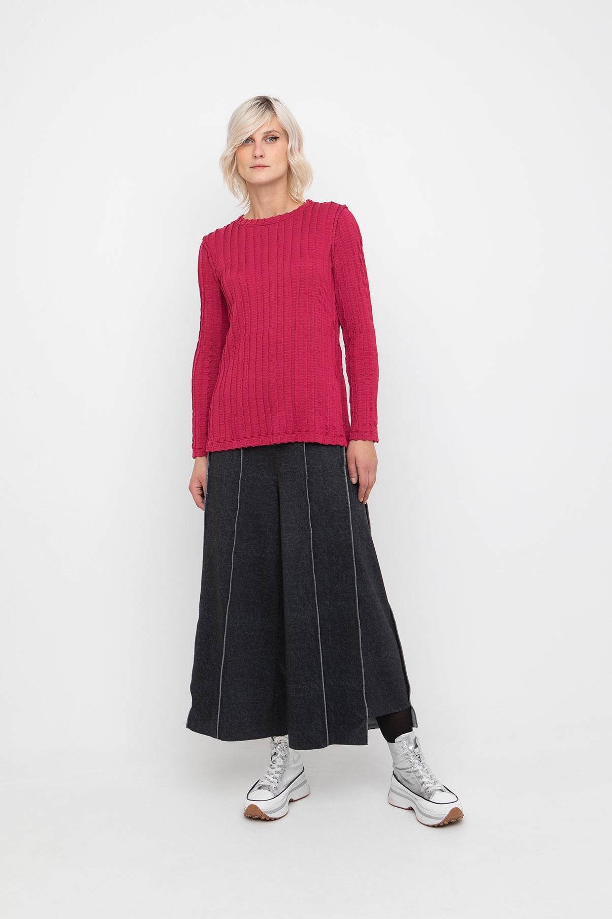 Trousers in Black Denim