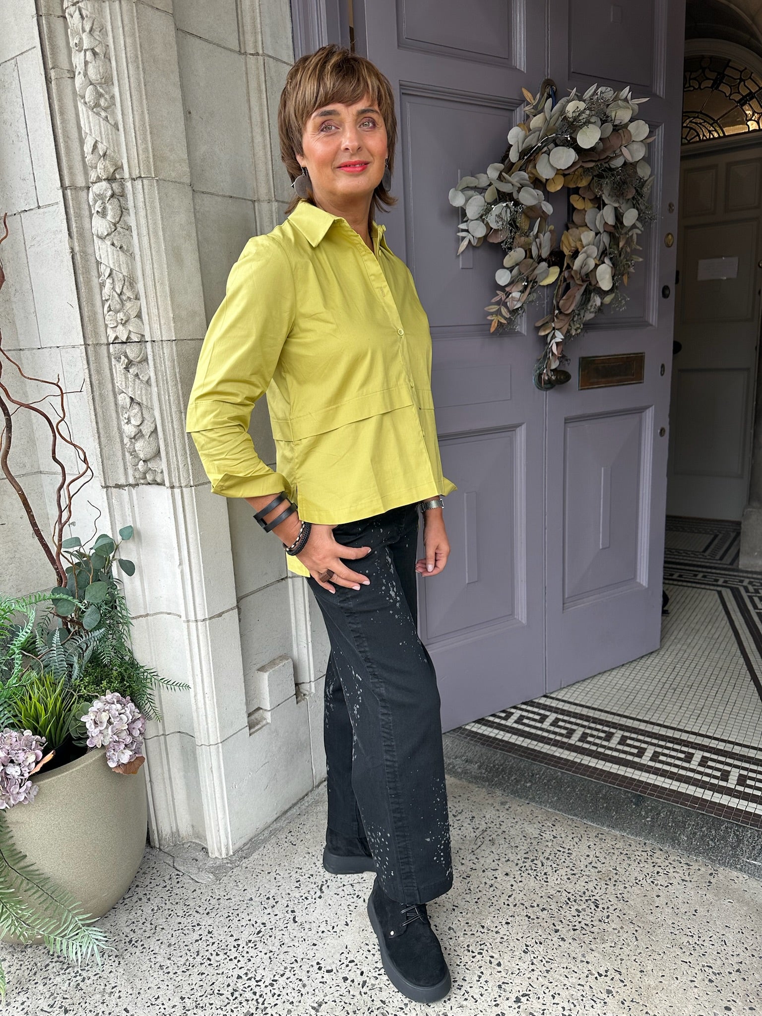 Shirt in Lemon