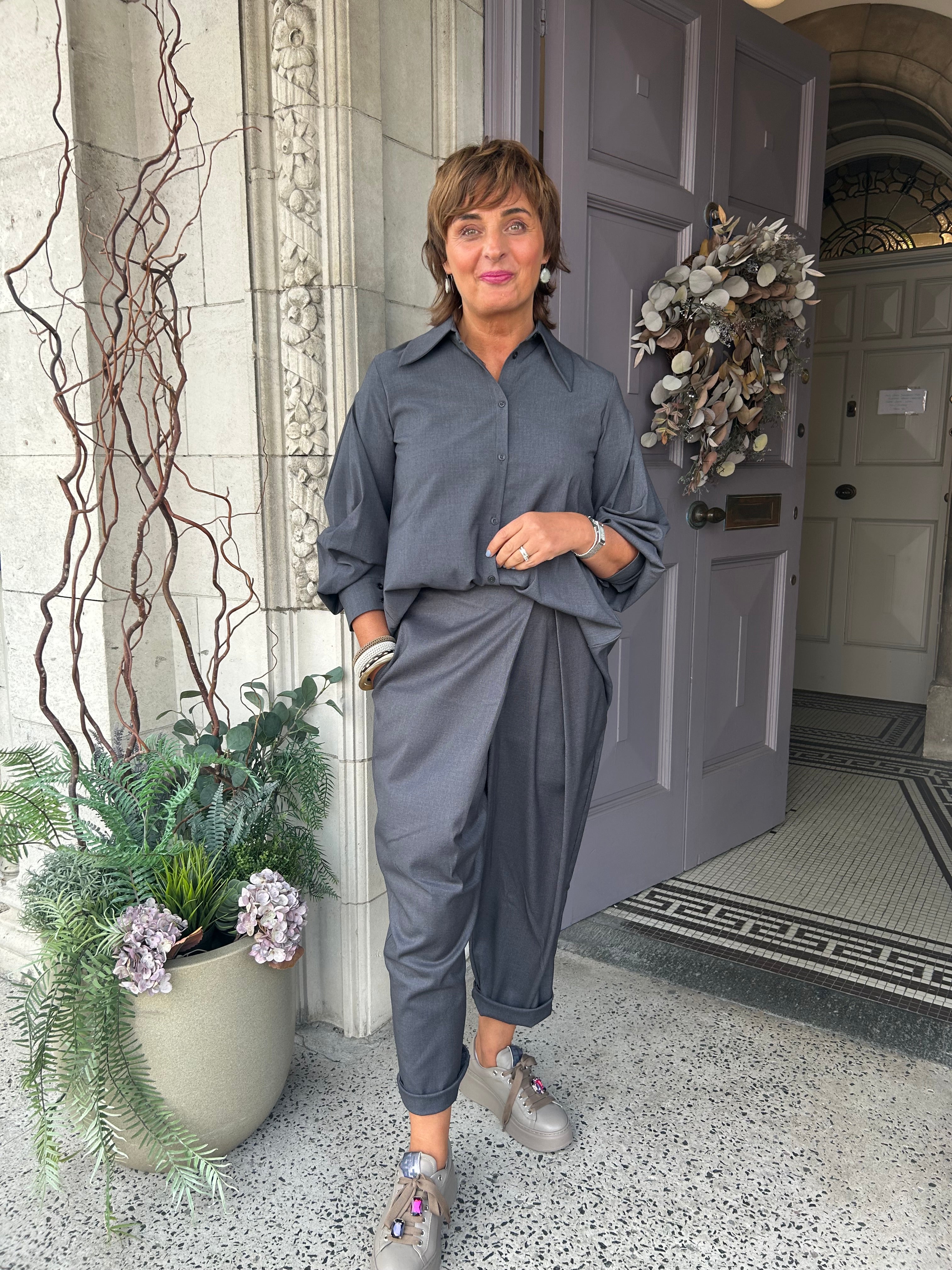 Anika Trouser in Anthracite