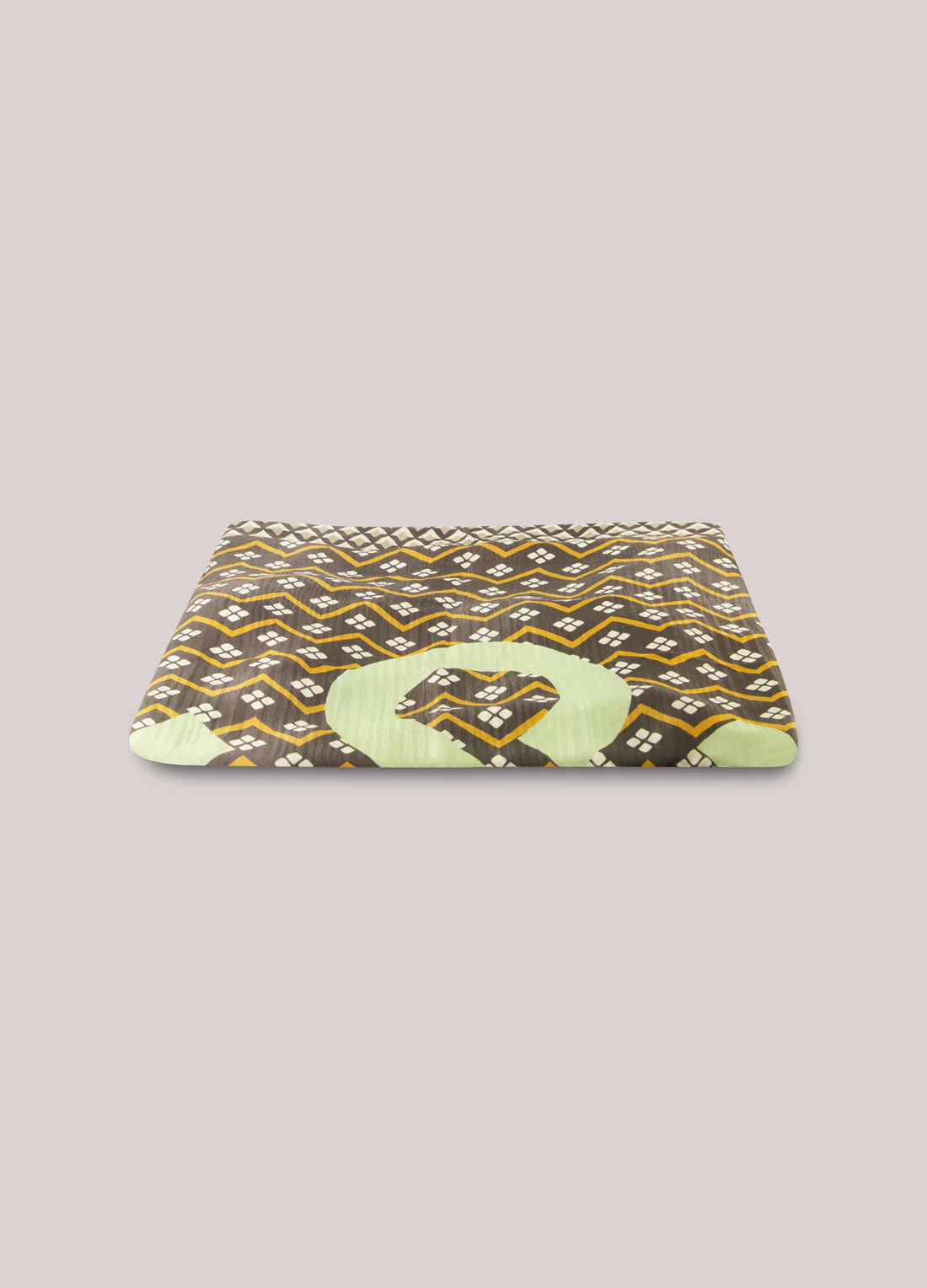 Satin Square Scarf in Dark Camo