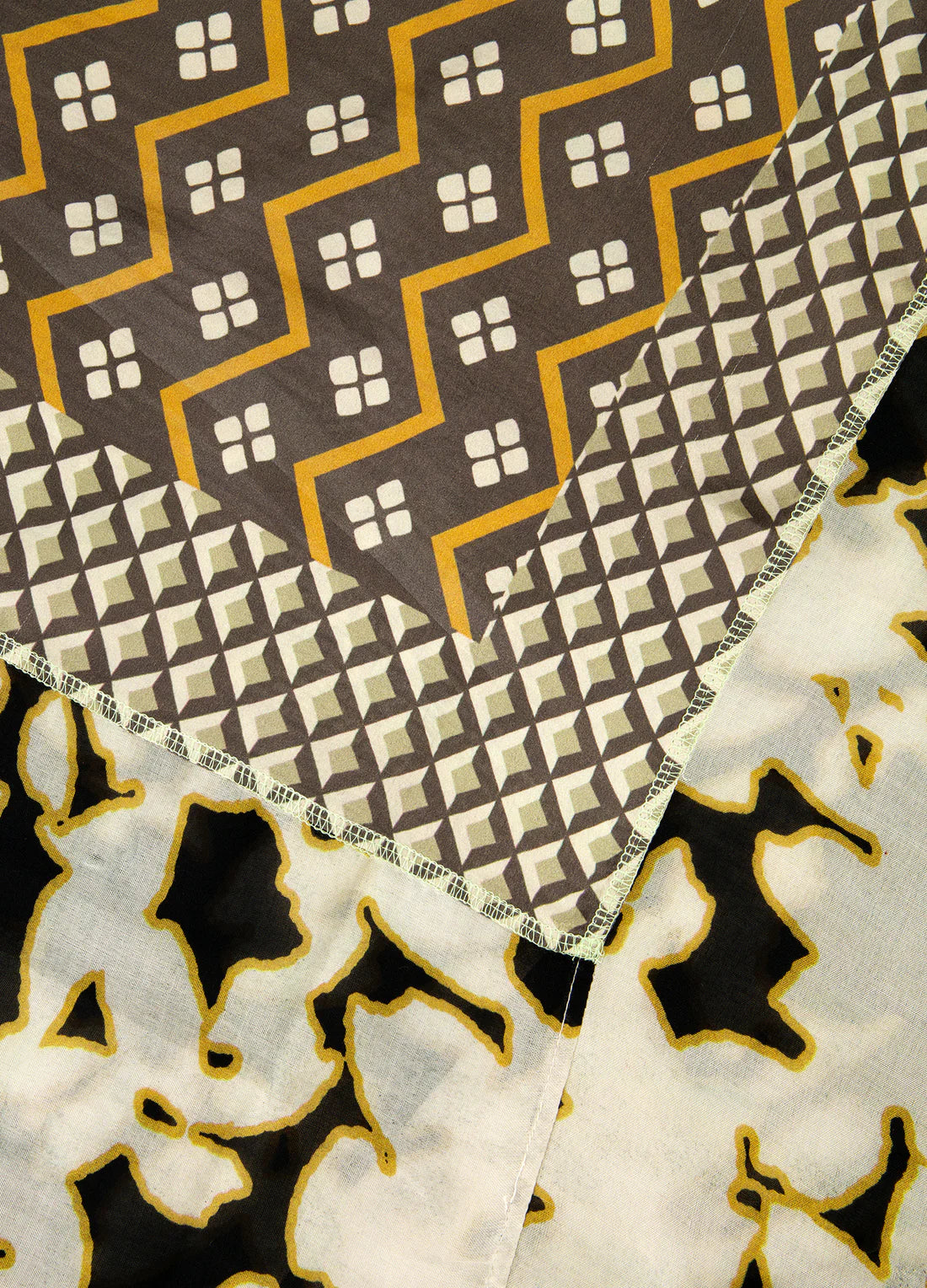 Satin Square Scarf in Dark Camo