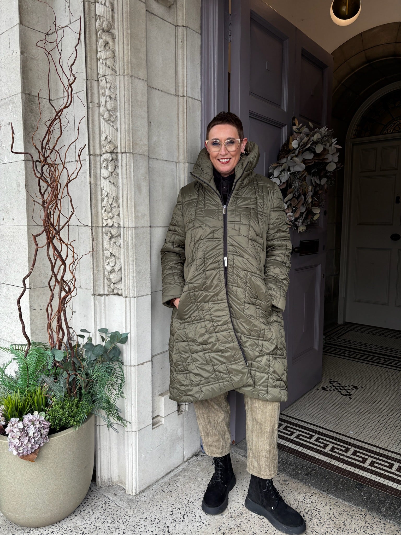 Leonore Coat in Green