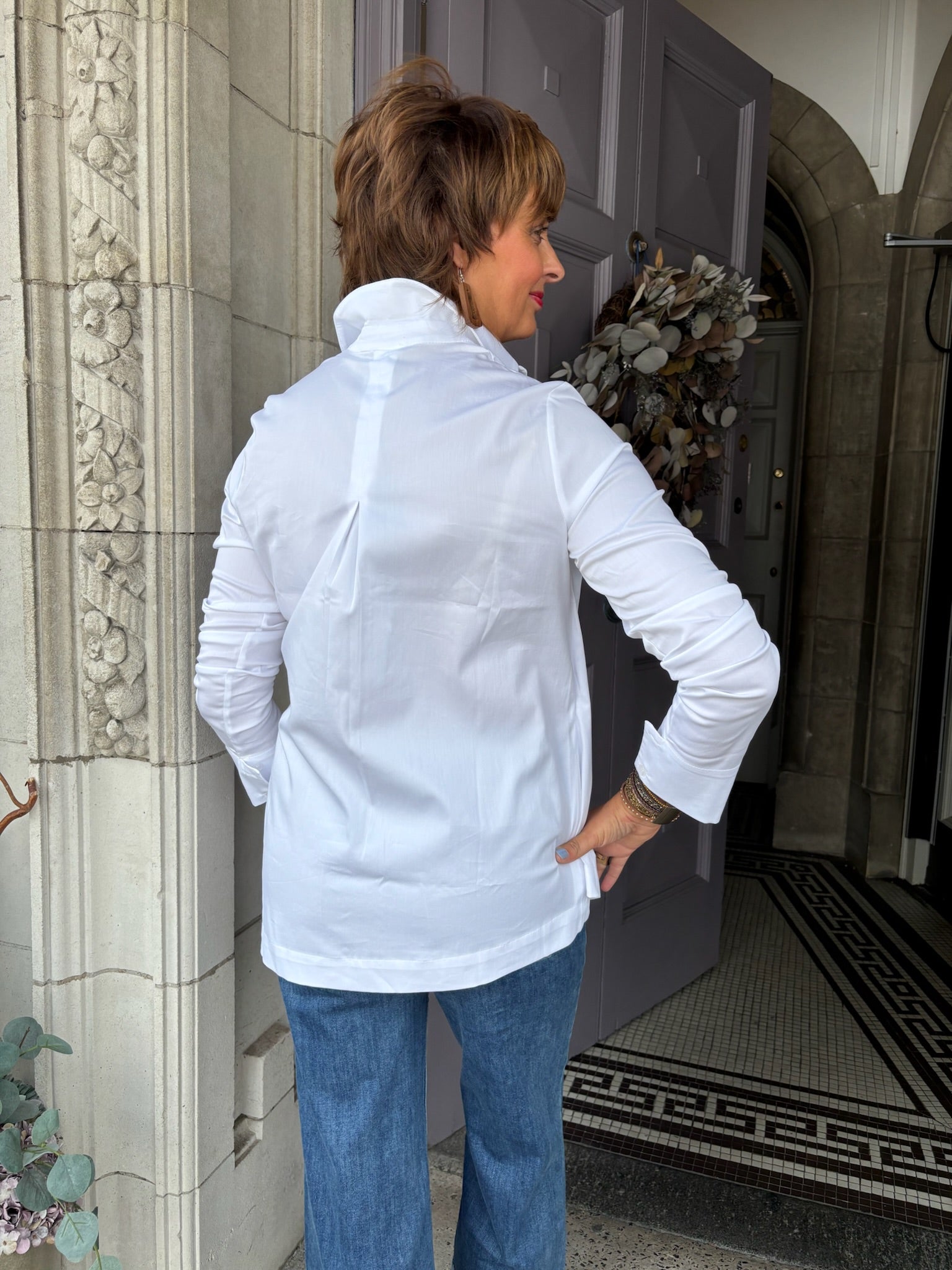 Elias Blouse in White