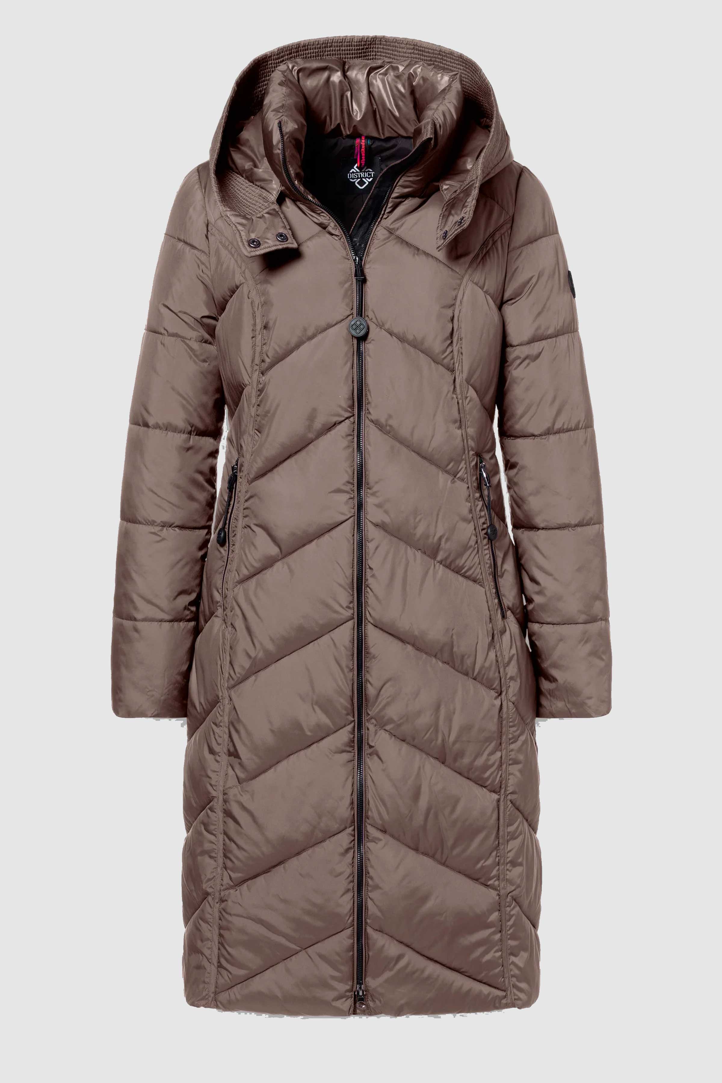 Arosa Coat in Taupe