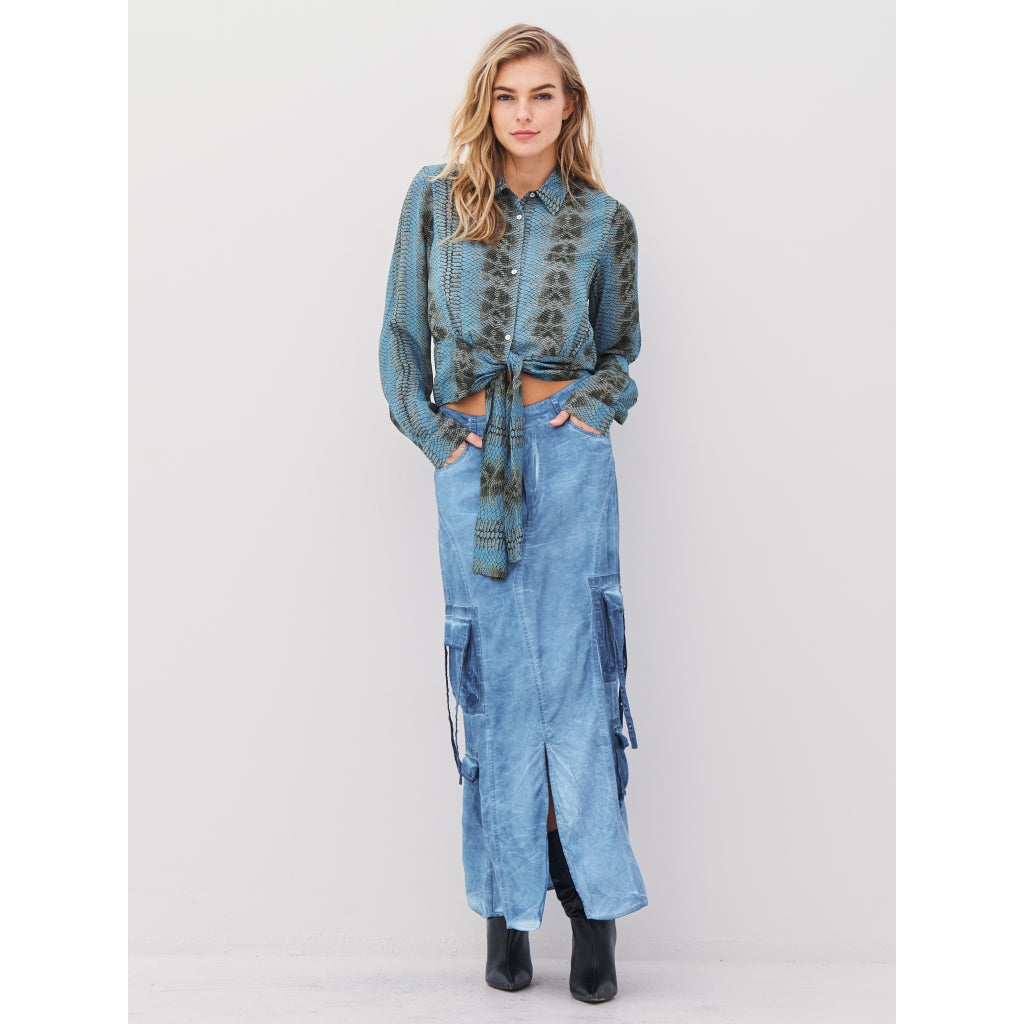 Asla Shirt in Army Mix