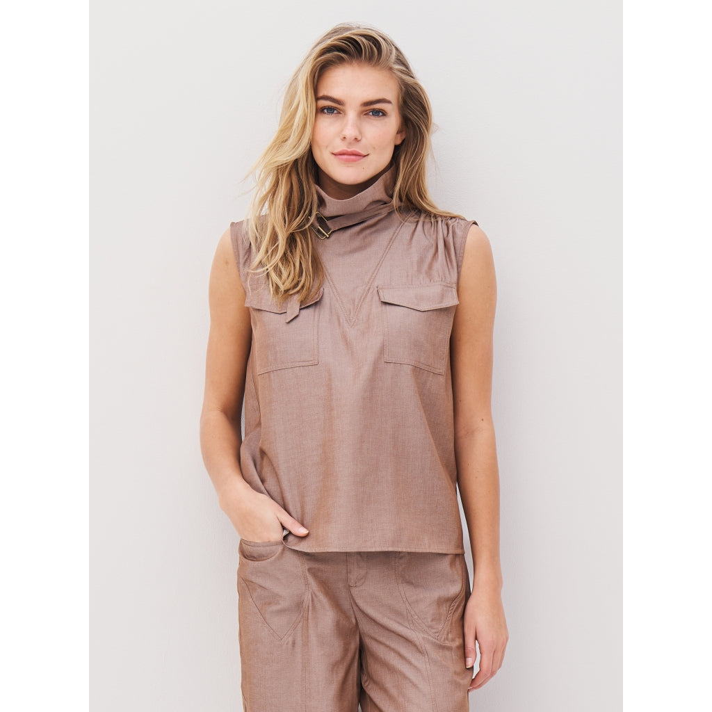 Avalon Top in Camel