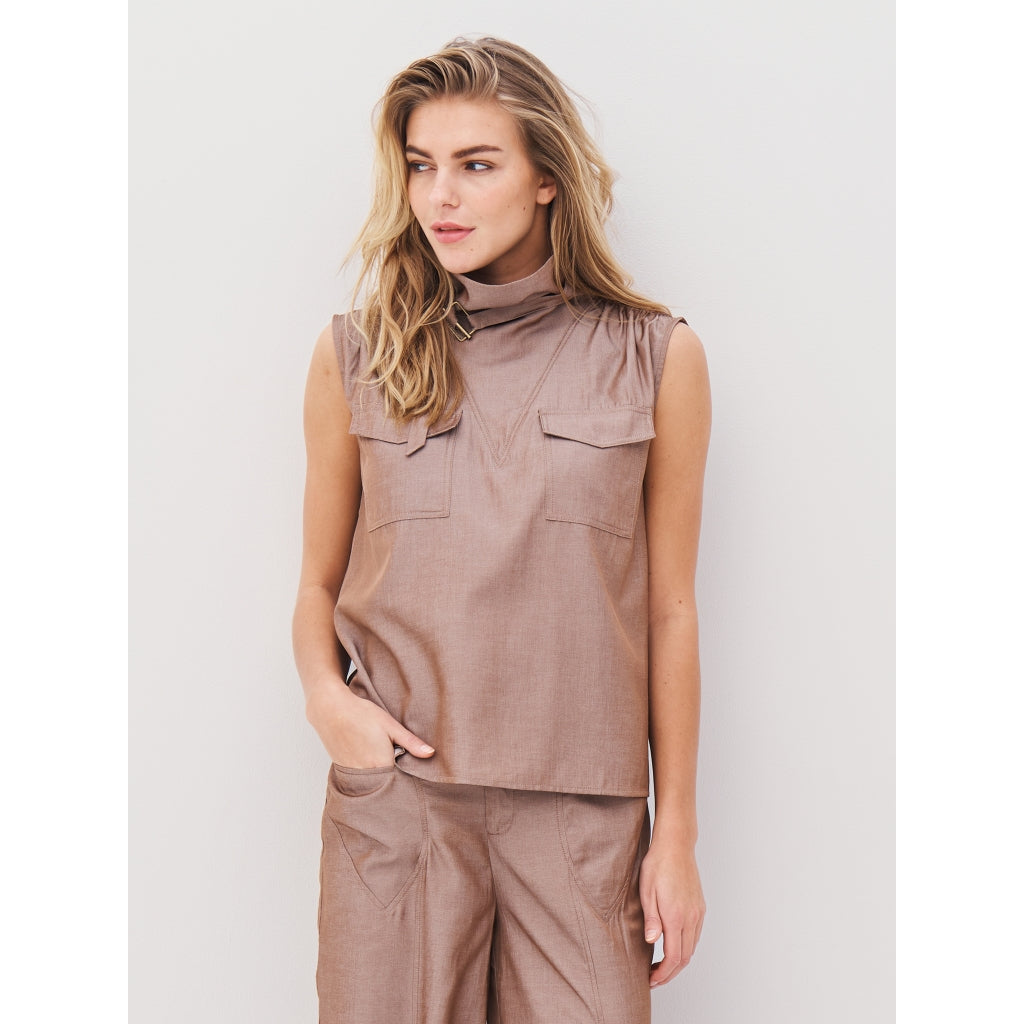 Avalon Top in Camel