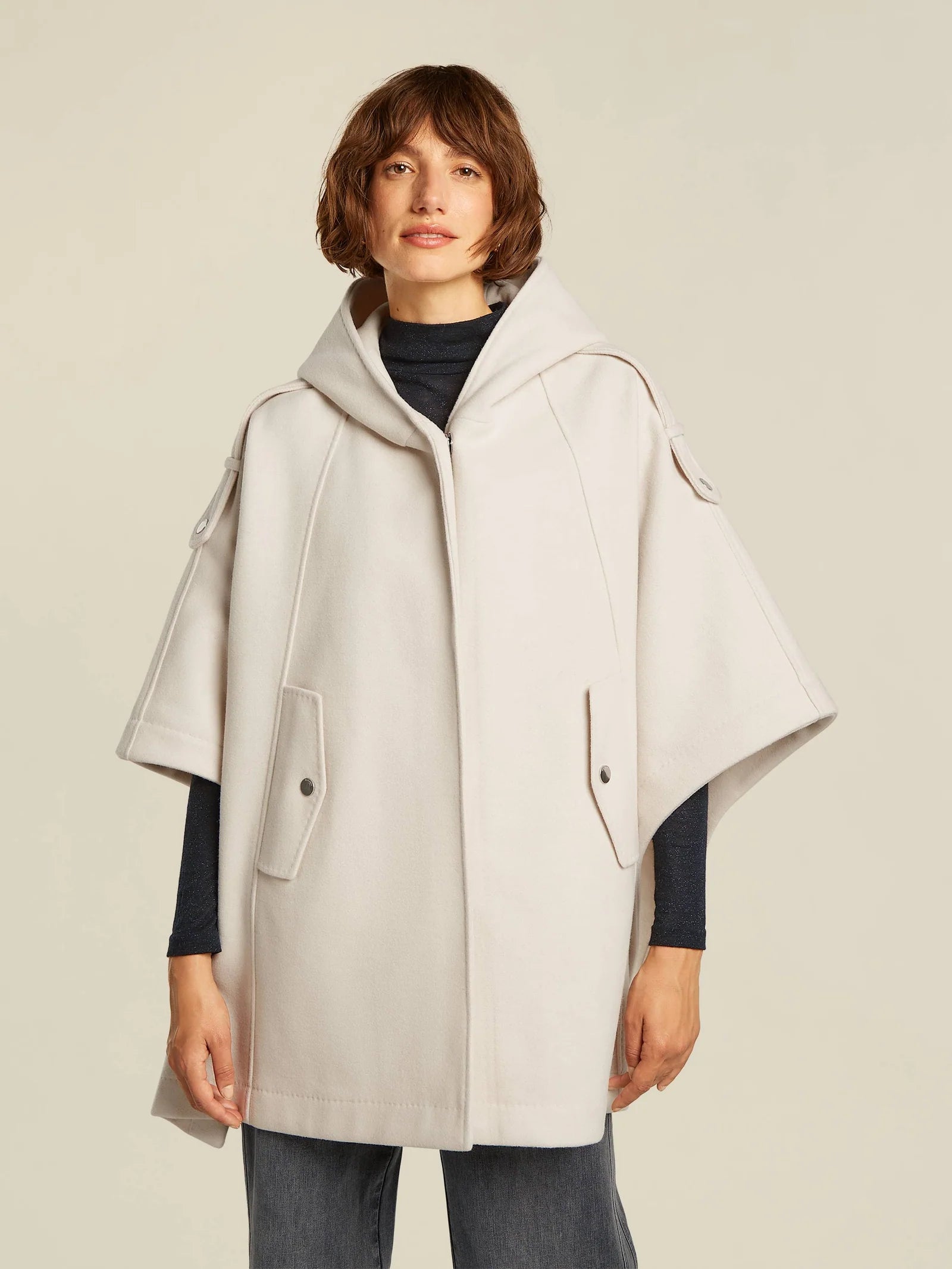 Brigit Cape Coat in Kit