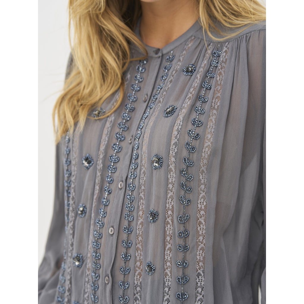 Bea Shirt in Iron Grey