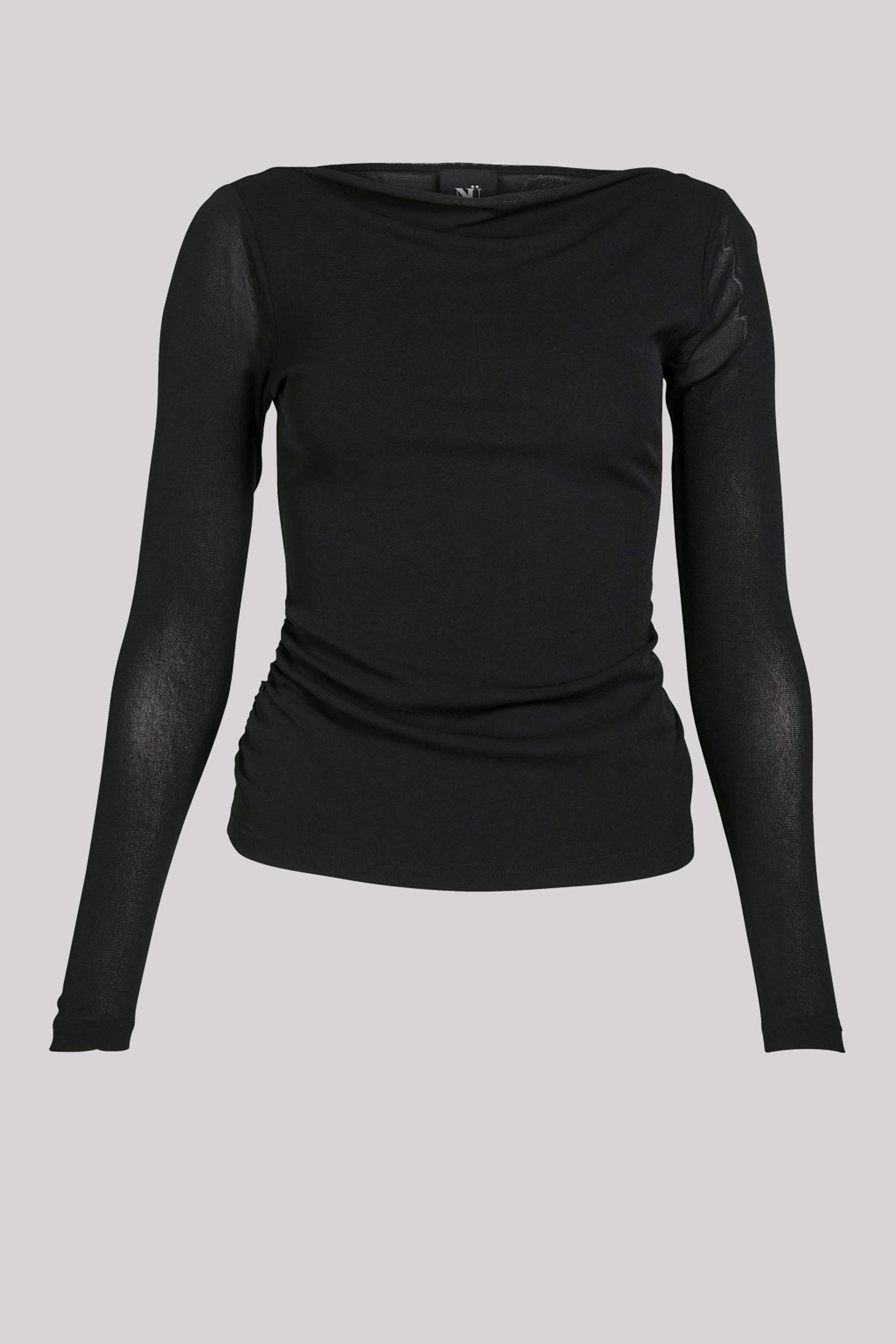 Beth L/S Top in Black