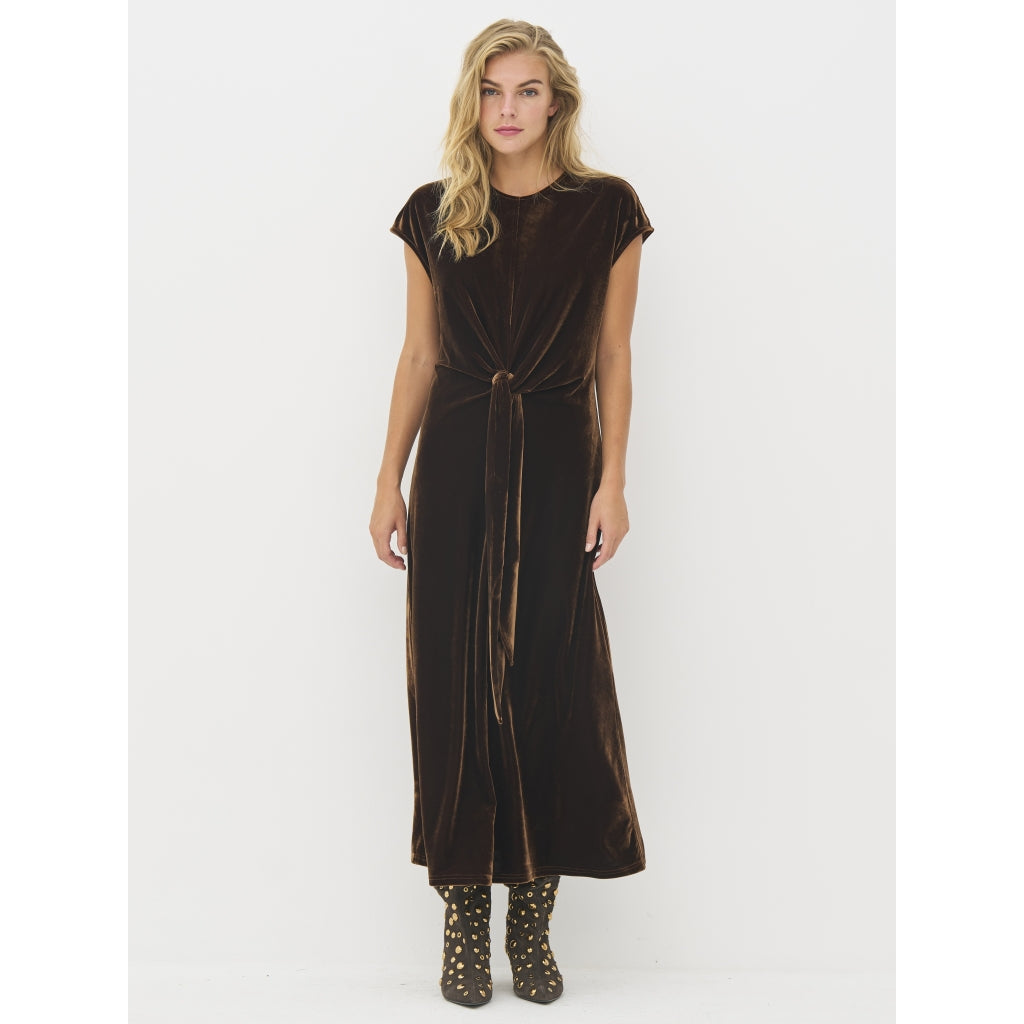 Bille Dress in Dark Earth