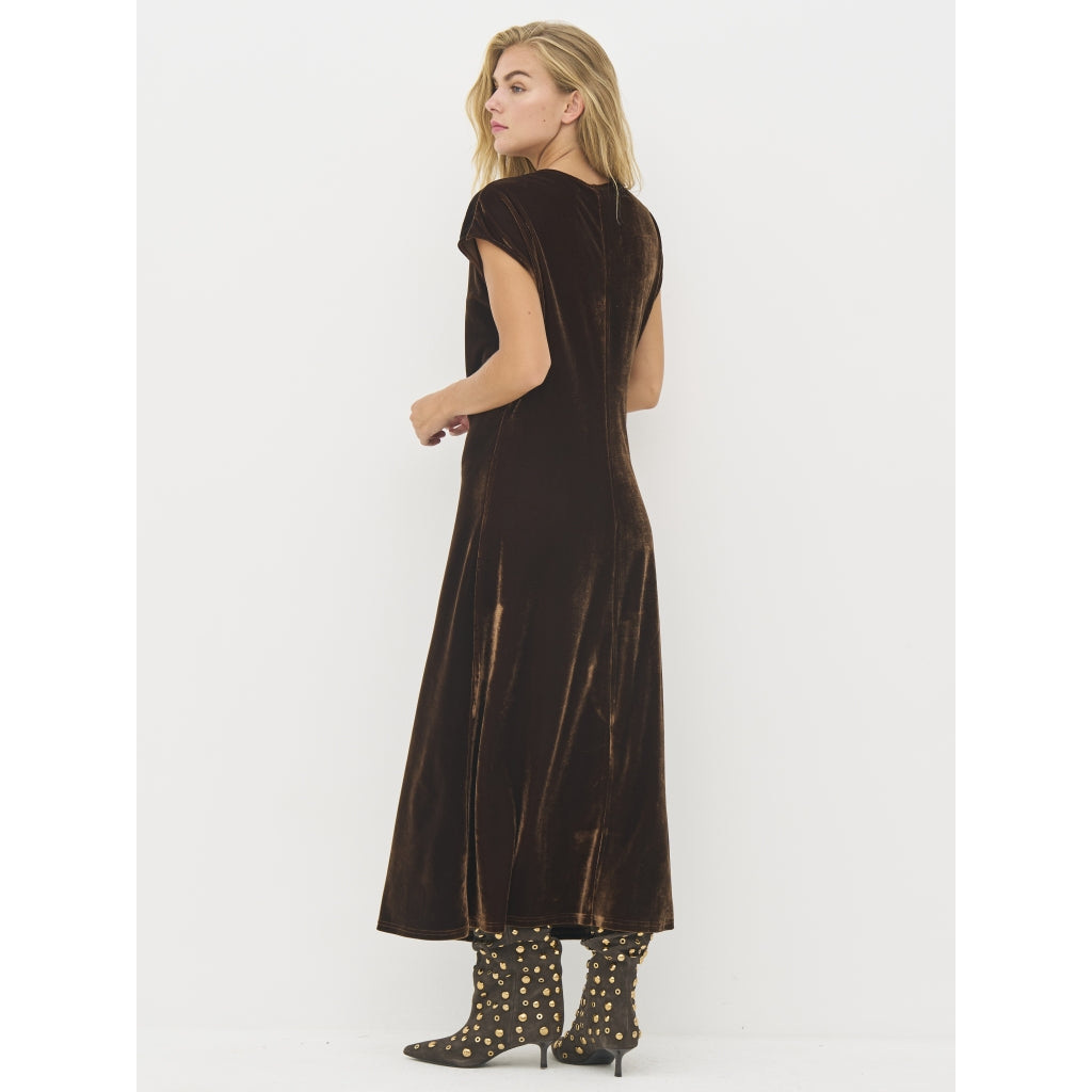 Bille Dress in Dark Earth
