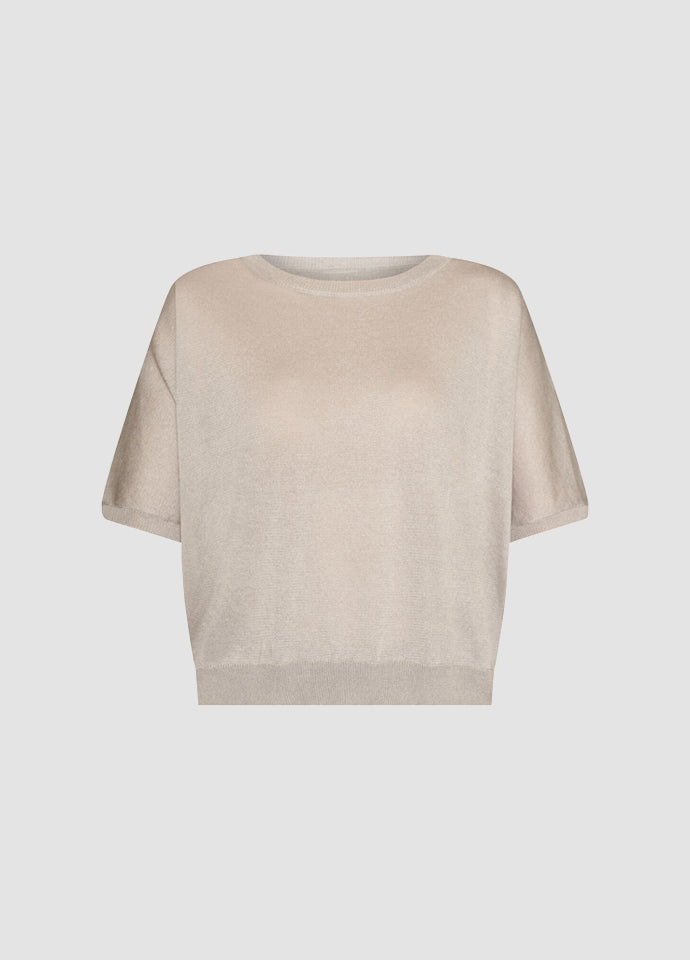 Amalie Knit Pullover in Sand