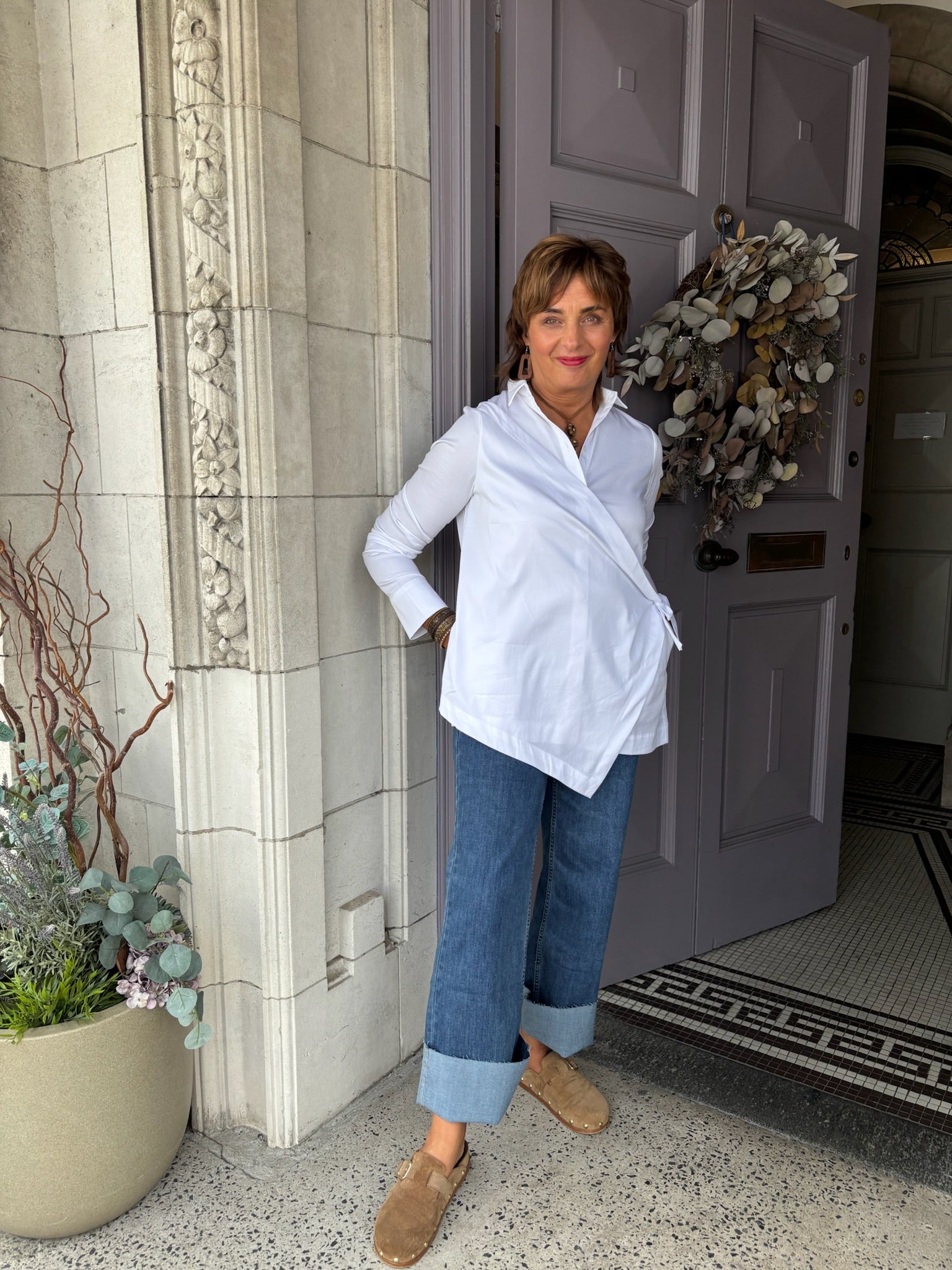 Elias Blouse in White