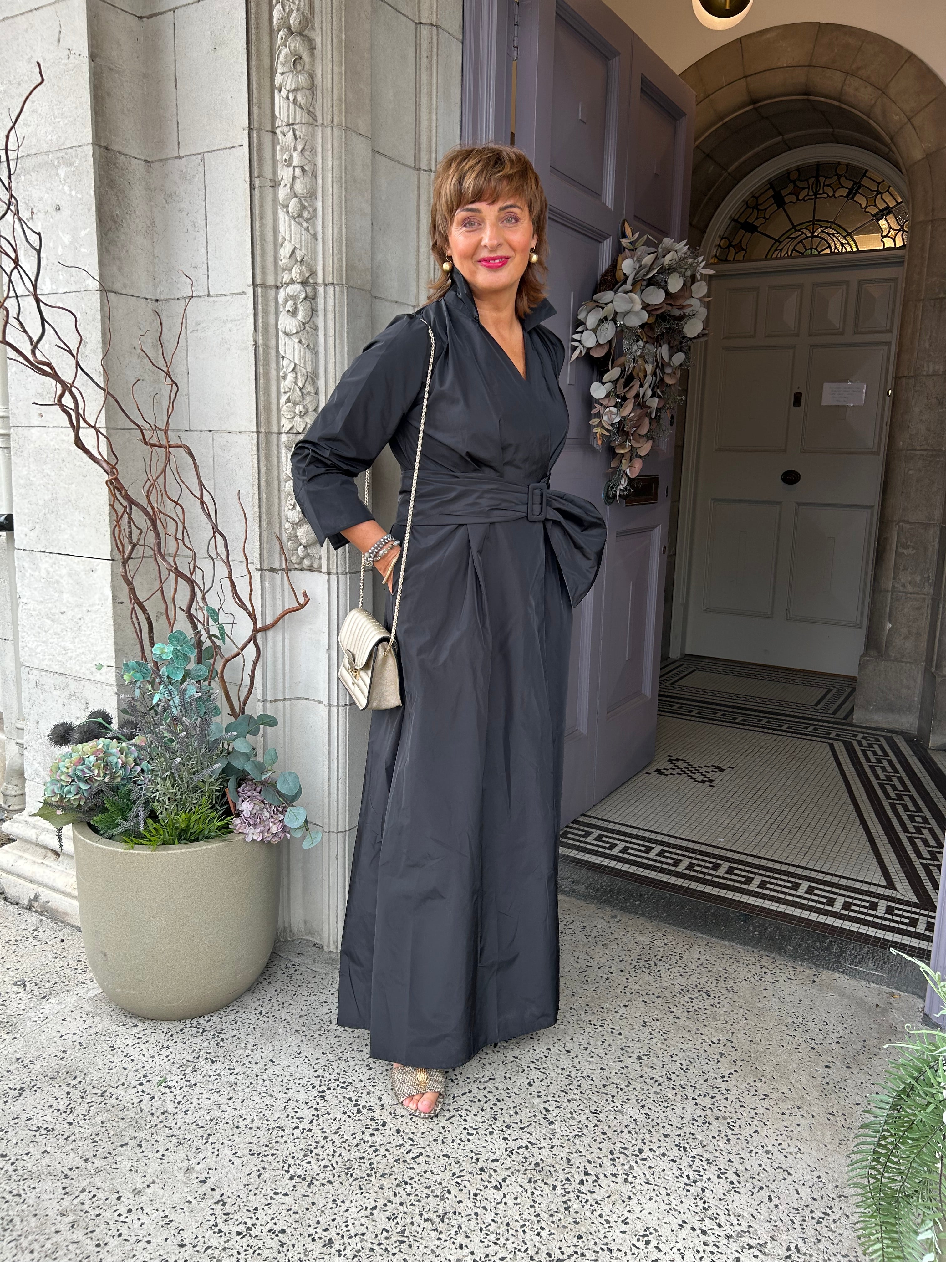 Penelope Long Dress in Black