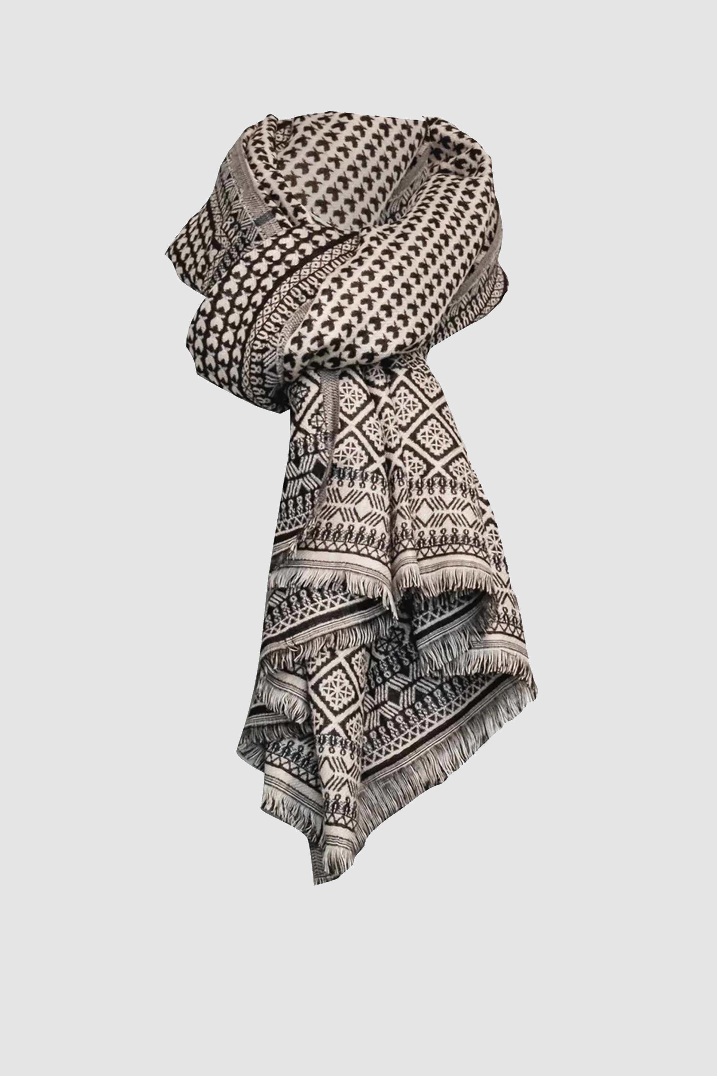 Scarf in Blue Mix