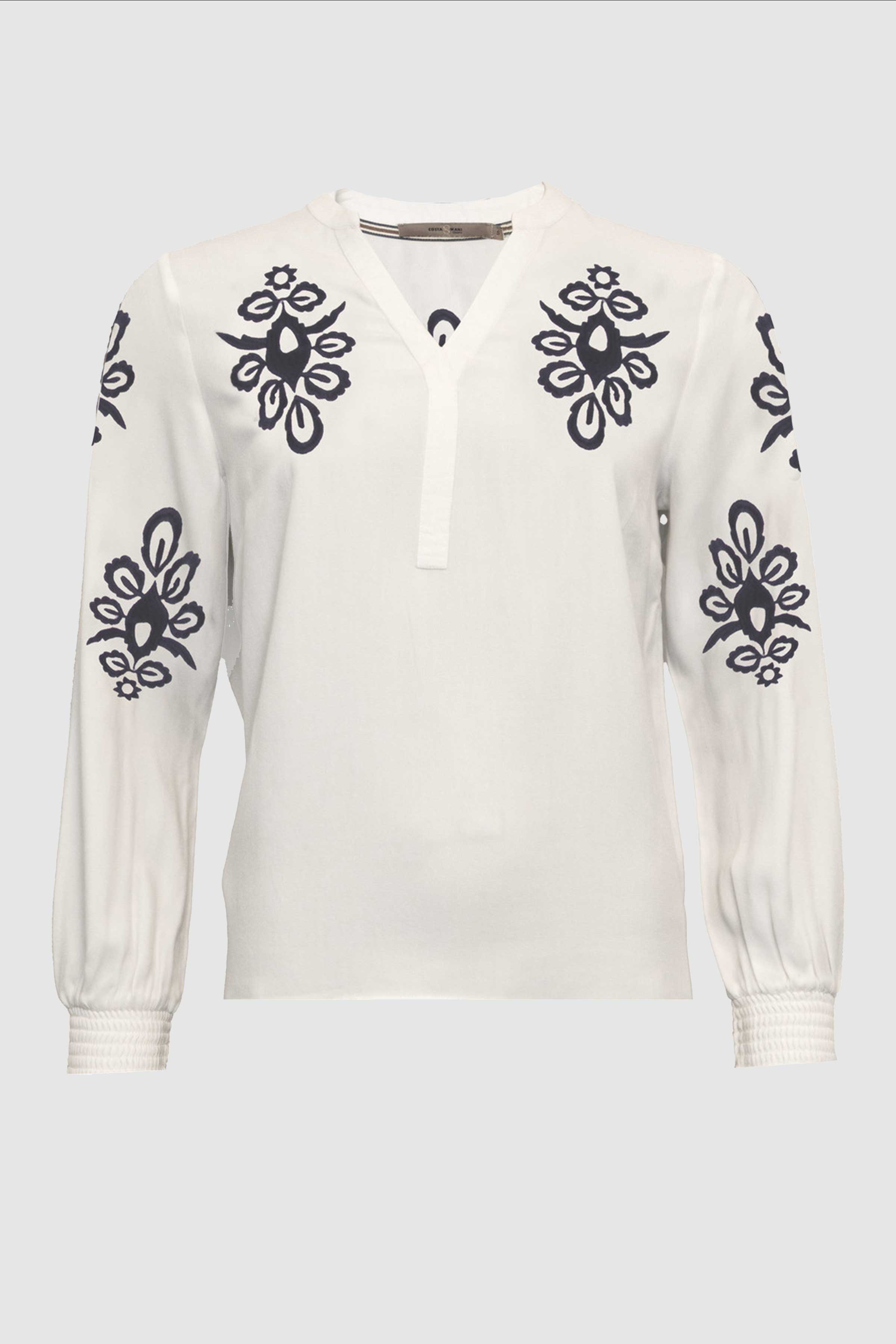Clooney Shirt in Midnight Embo