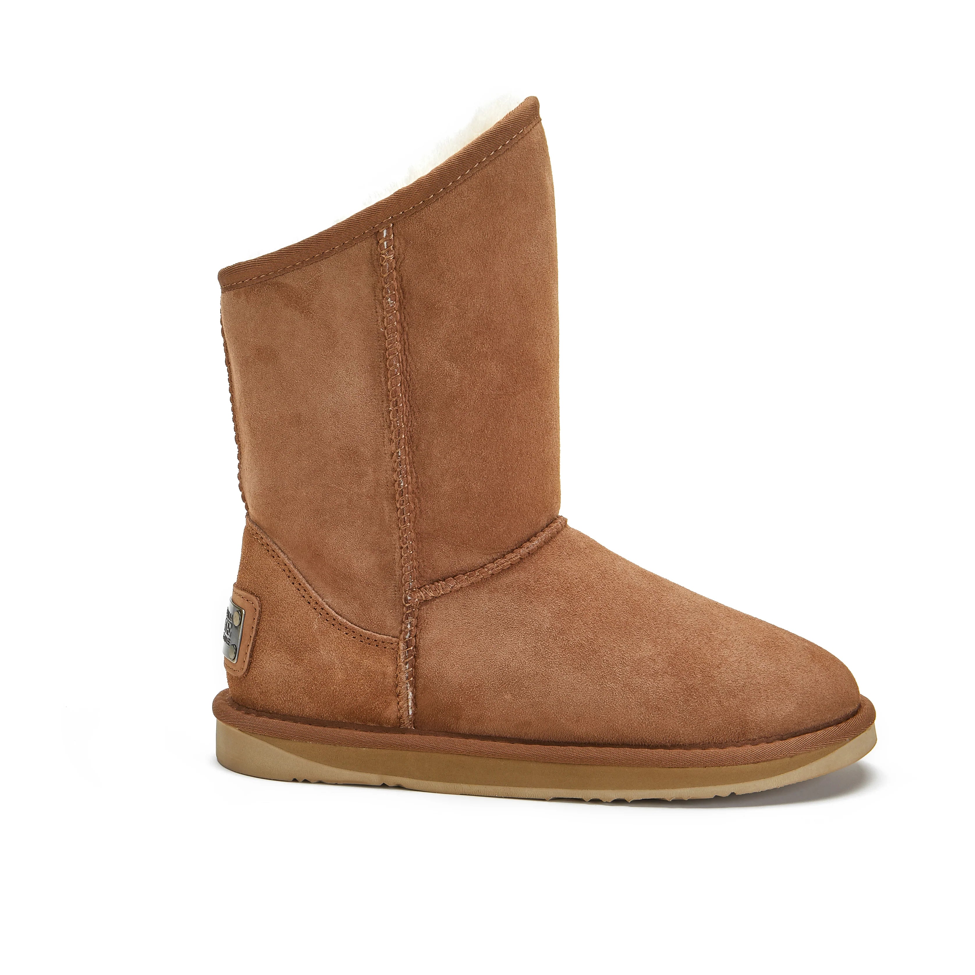 Cosy Short Boot in Chestnut