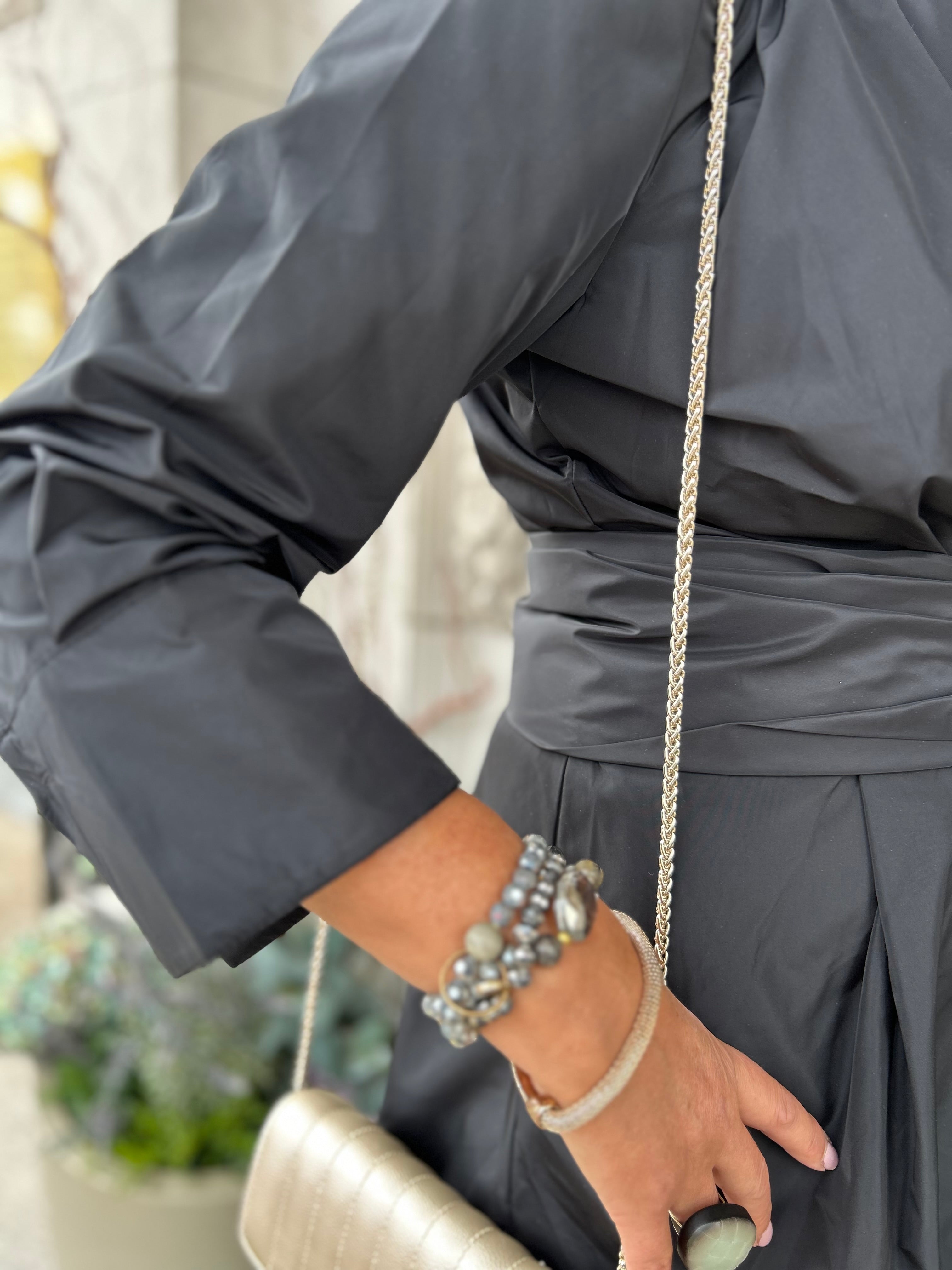Penelope Long Dress in Black