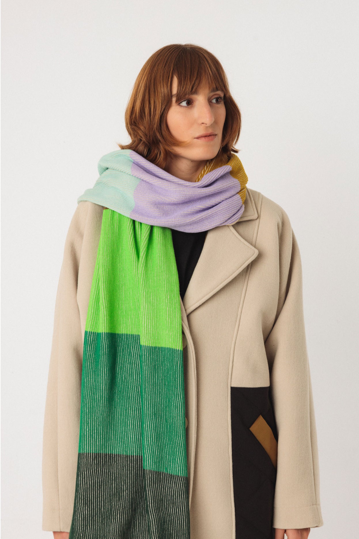 Arbea-Gots Scarf in Green