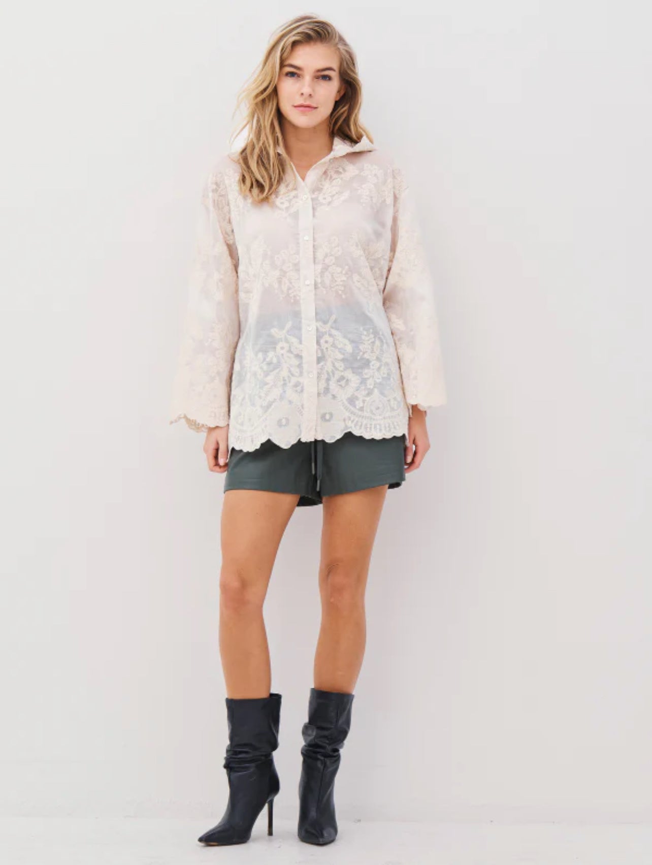 Avina Shirt in Bone