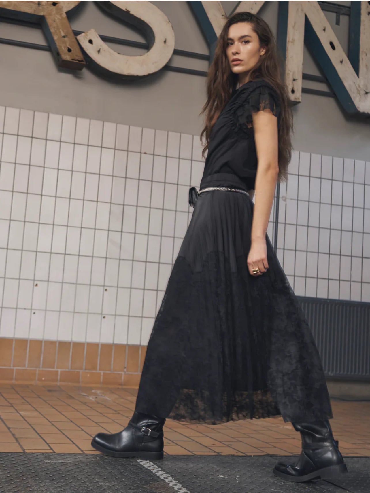 Alec Skirt in Black