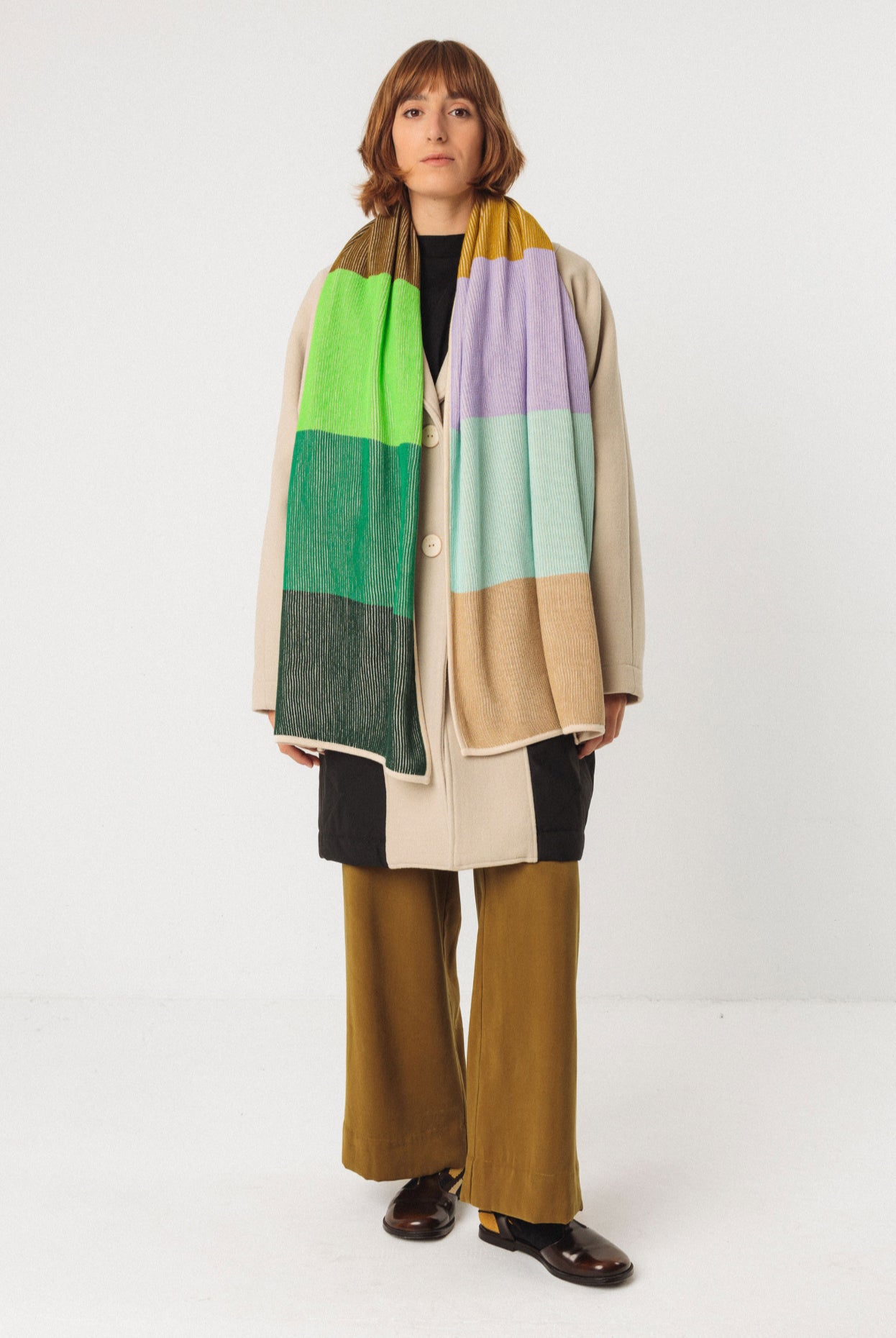 Arbea-Gots Scarf in Green