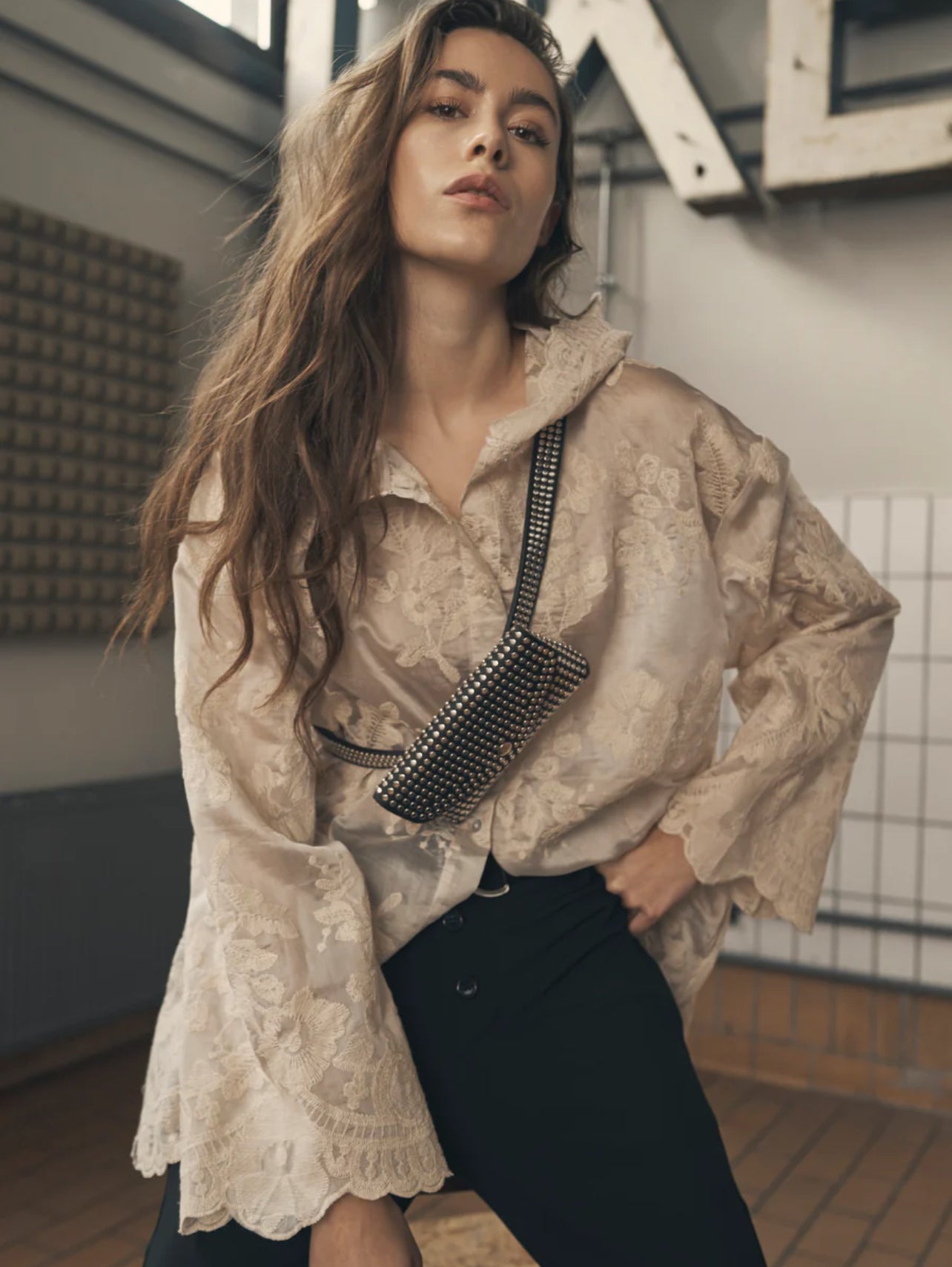 Avina Shirt in Bone