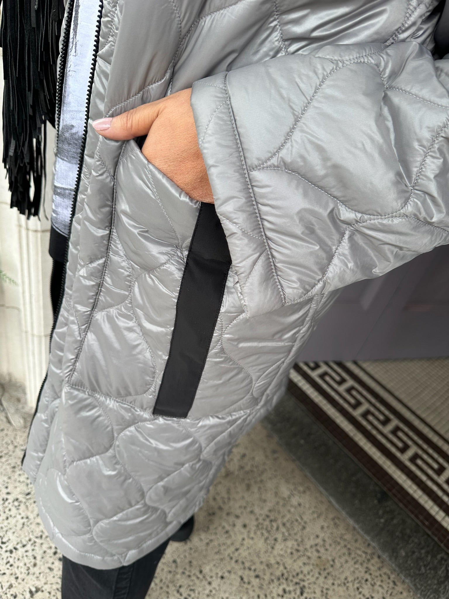 Coat in Grey