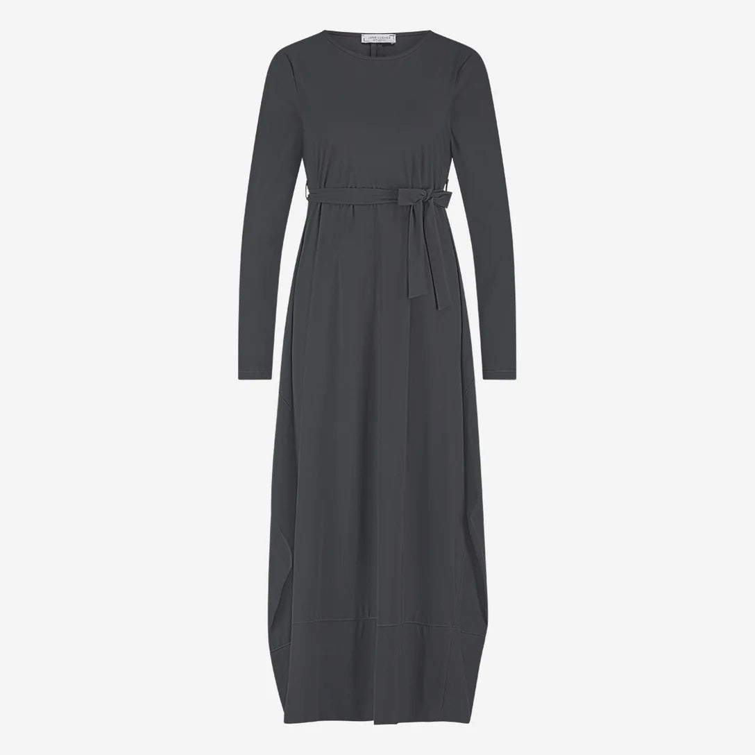 Isabel Long Sleeve Dress in Grey