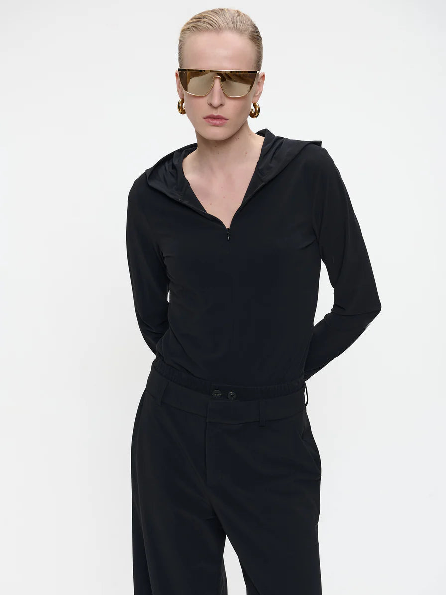 Melissa Jersey Top in Black
