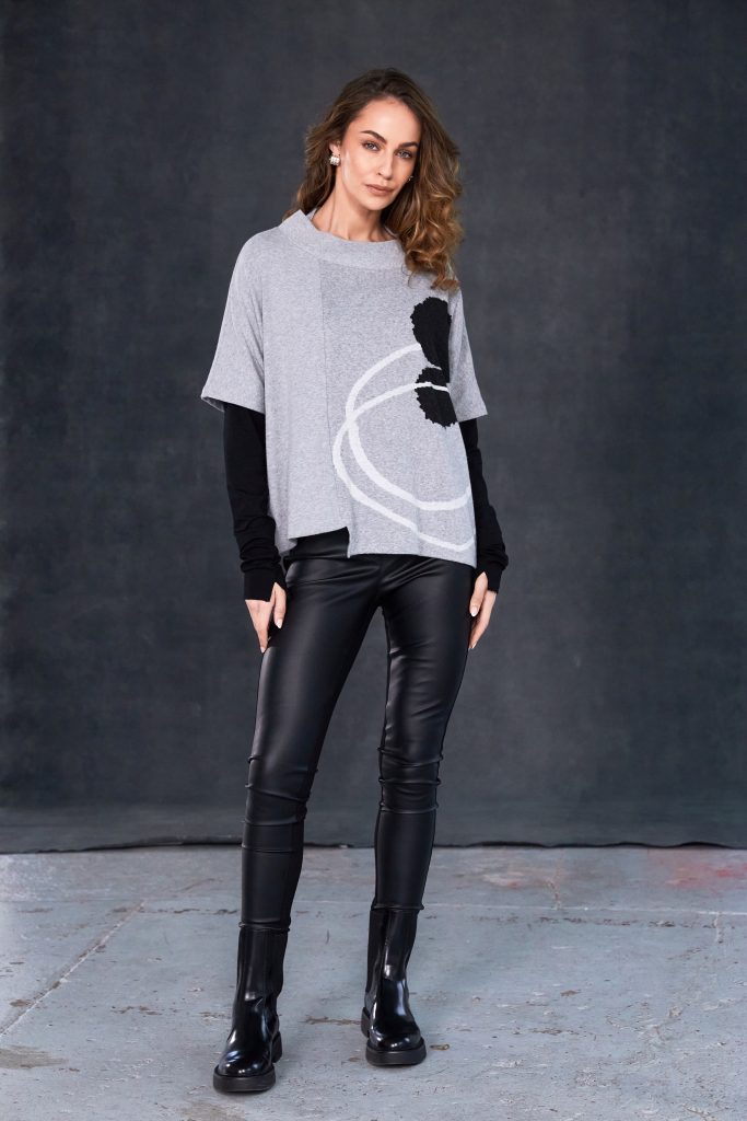 Leatherette Legging in Black