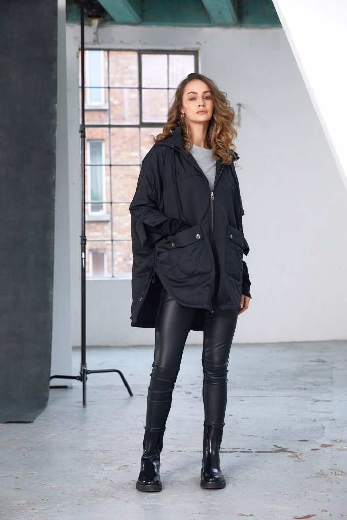 Leatherette Legging in Black