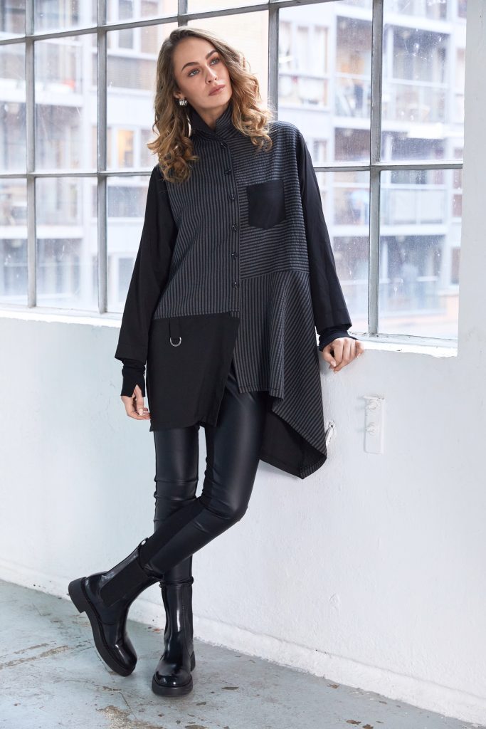 Leatherette Legging in Black
