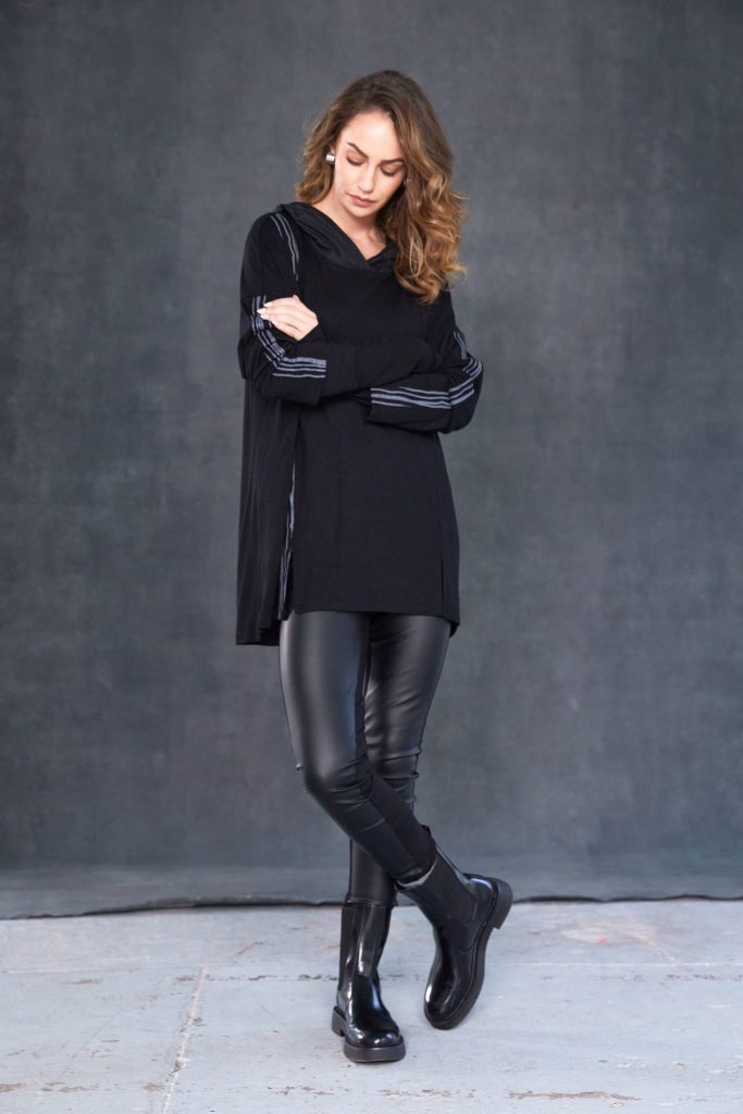 Leatherette Legging in Black