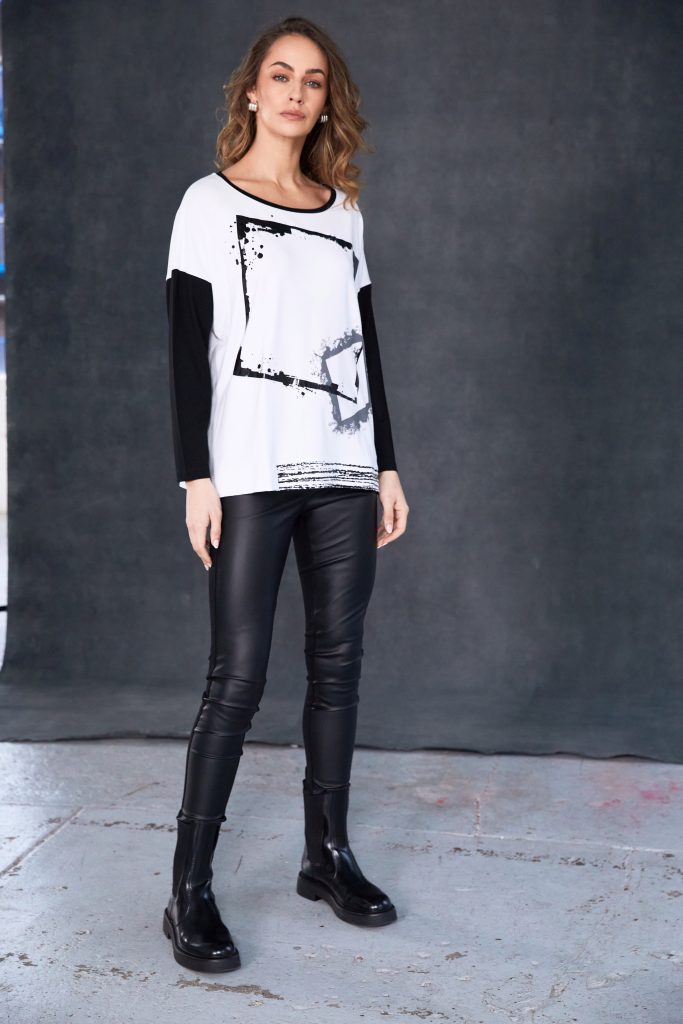 Leatherette Legging in Black