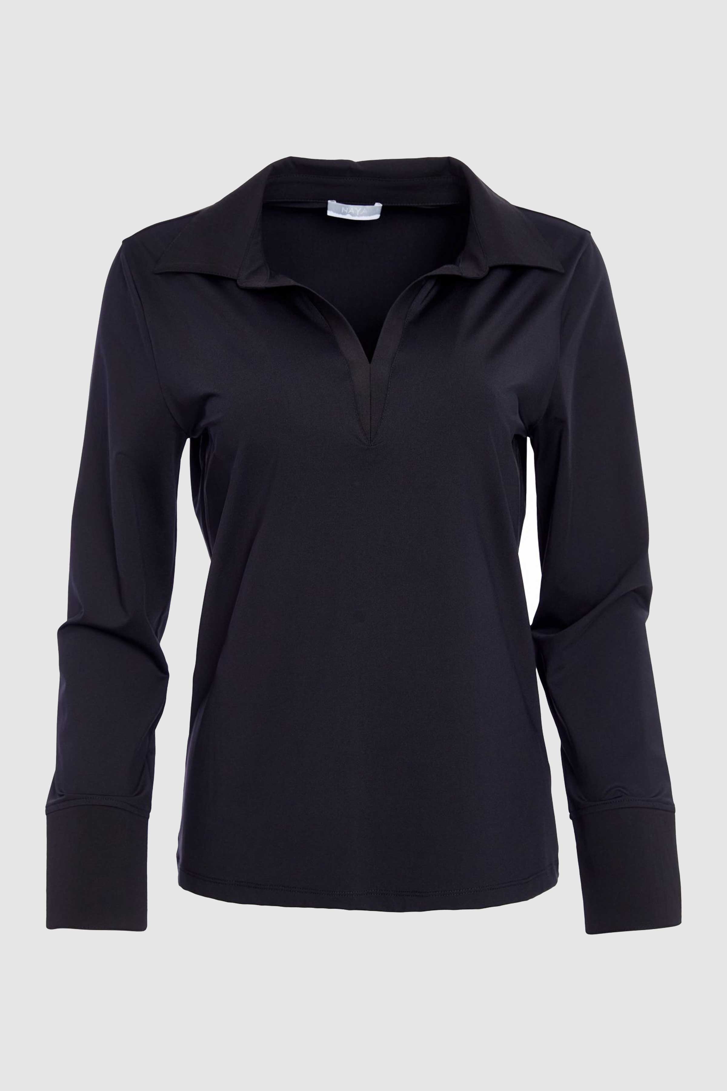 Jersey Under Top in Black