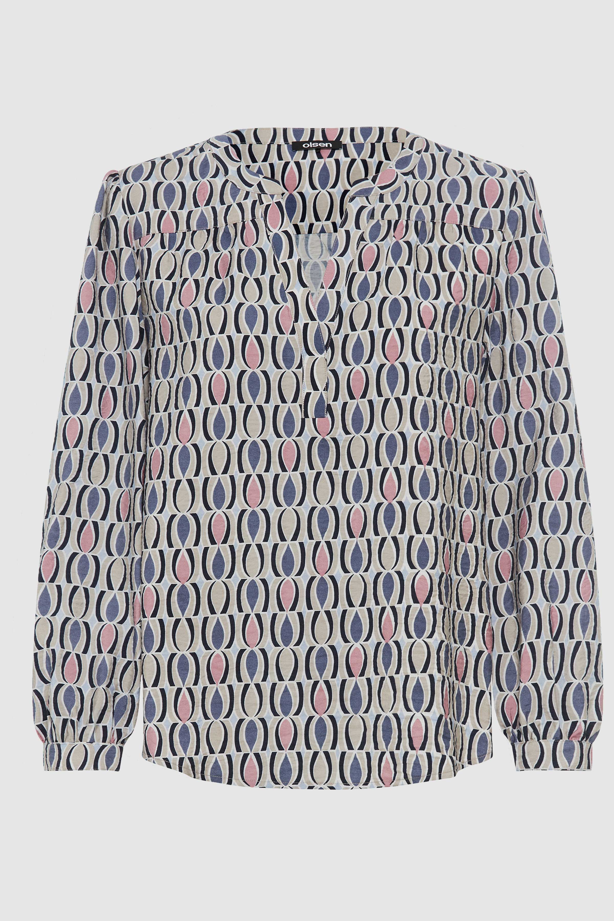 Long Sleeve Blouse in Vintage Pink