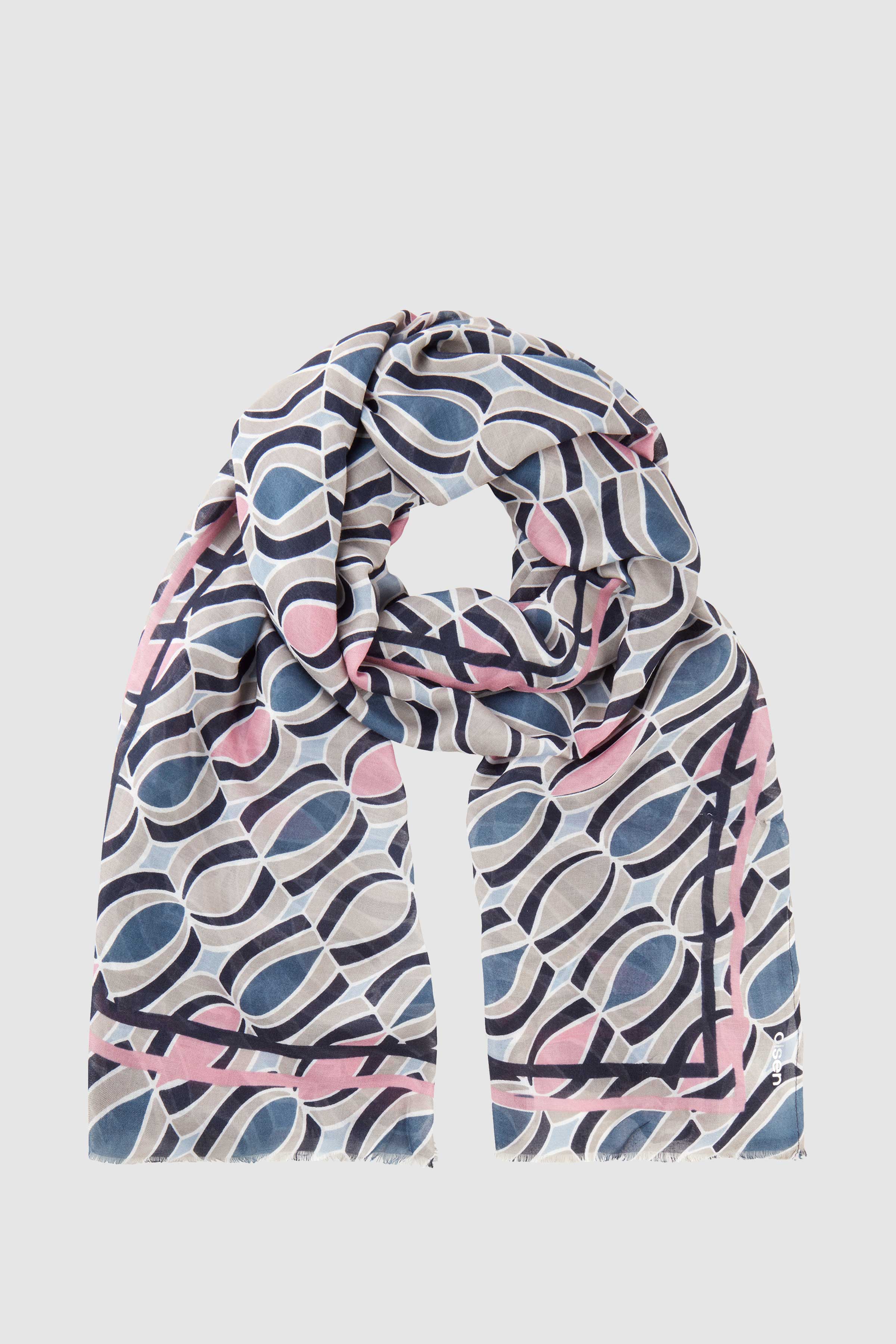 Woven Scarf in Vintage Pink