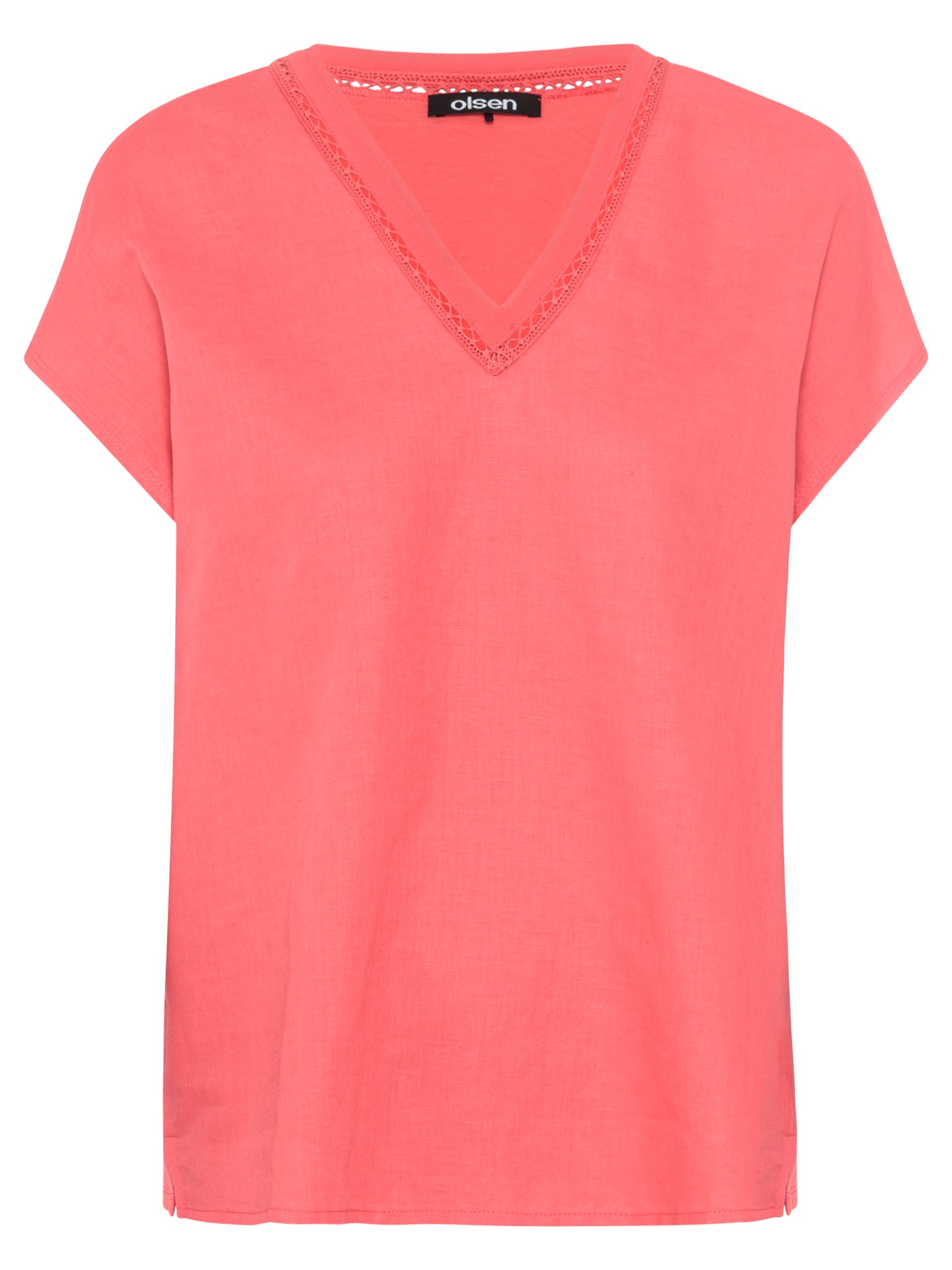 Short Sleeve Top in Misty Rose