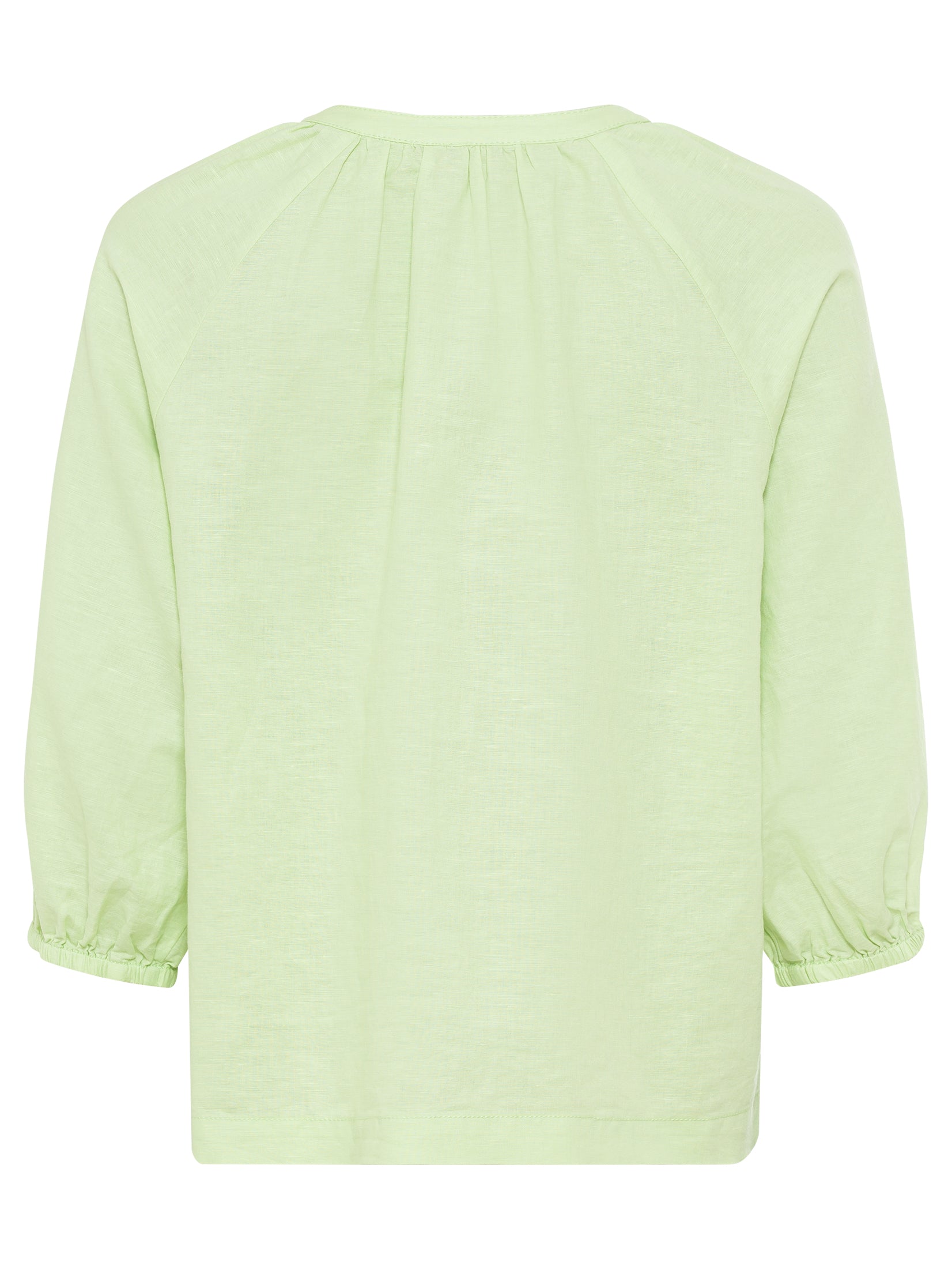 Woven Blouse in Light Lime