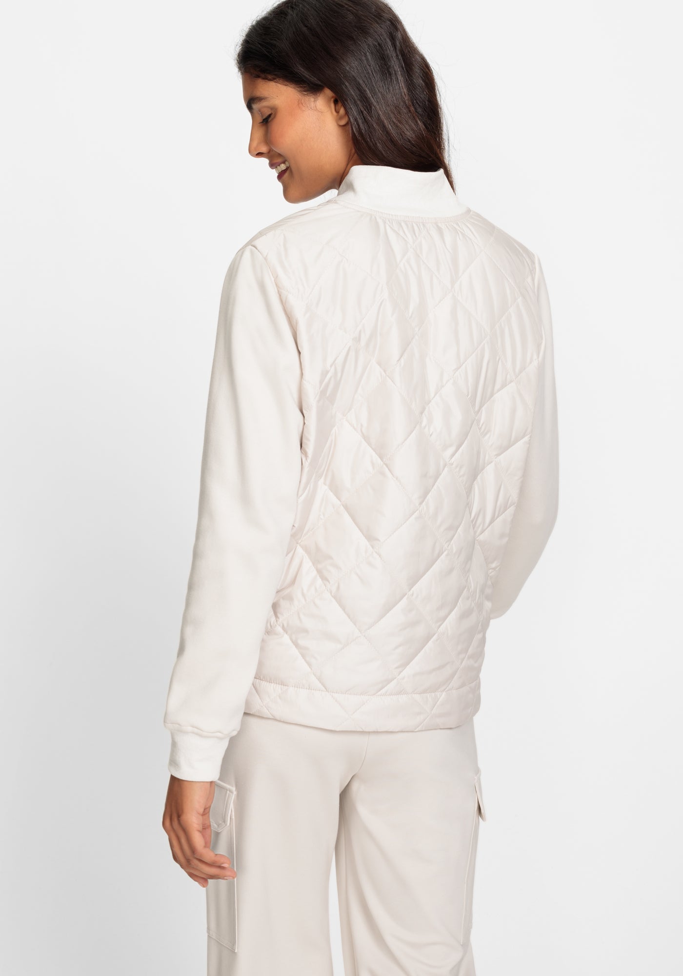 Casual Puffer Coat in Marble